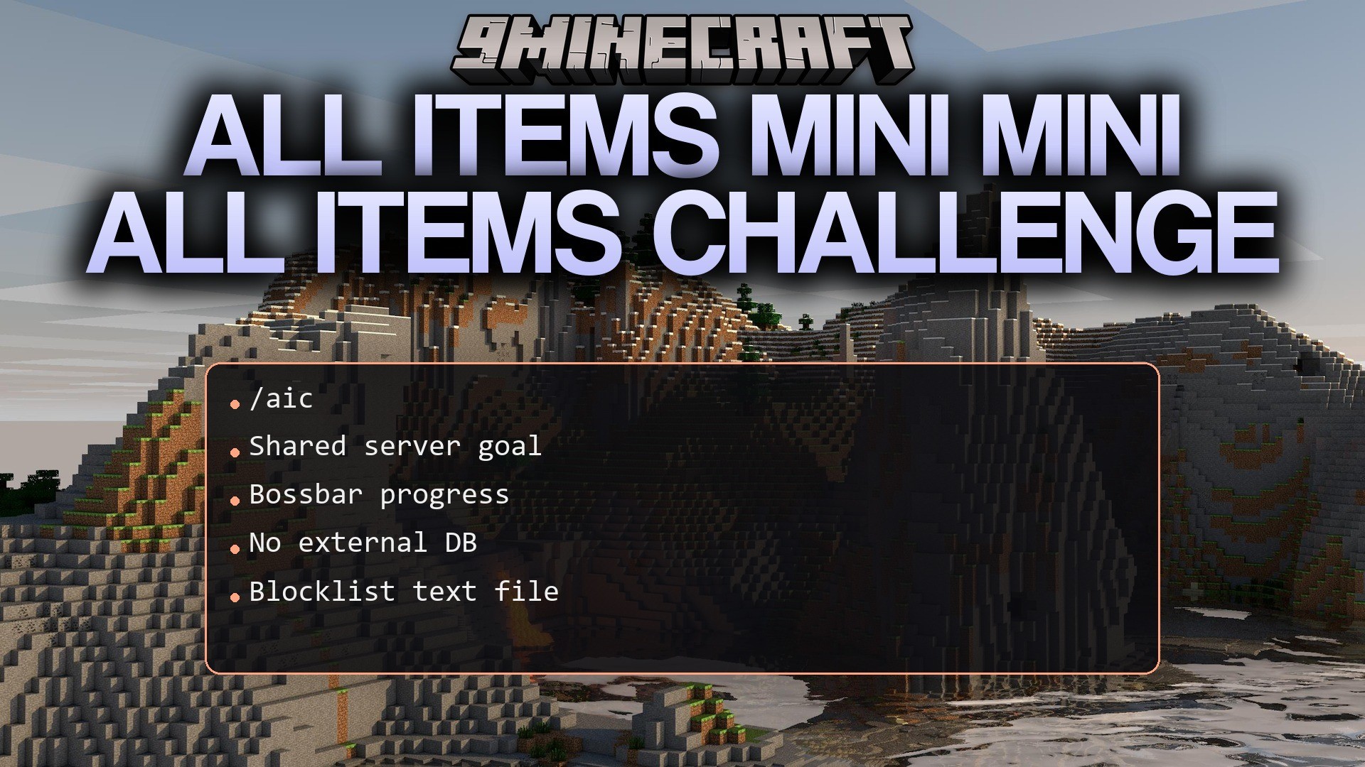 All Items Mini Mini All Items Challenge Plugin