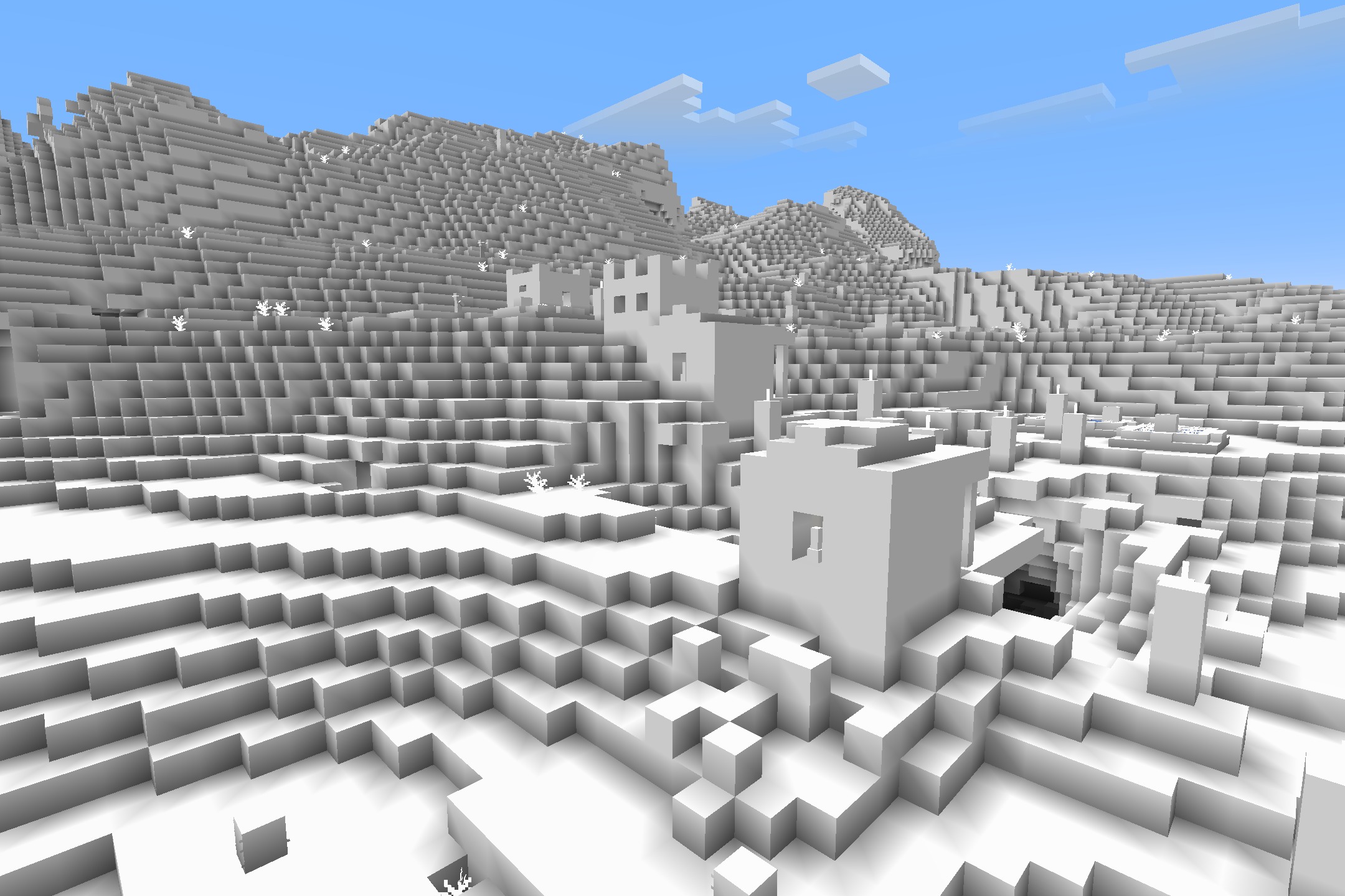 All-White Textures Resource Pack (26.2, 1.20.1) – A Blank White Canvas Survival — screenshot 5
