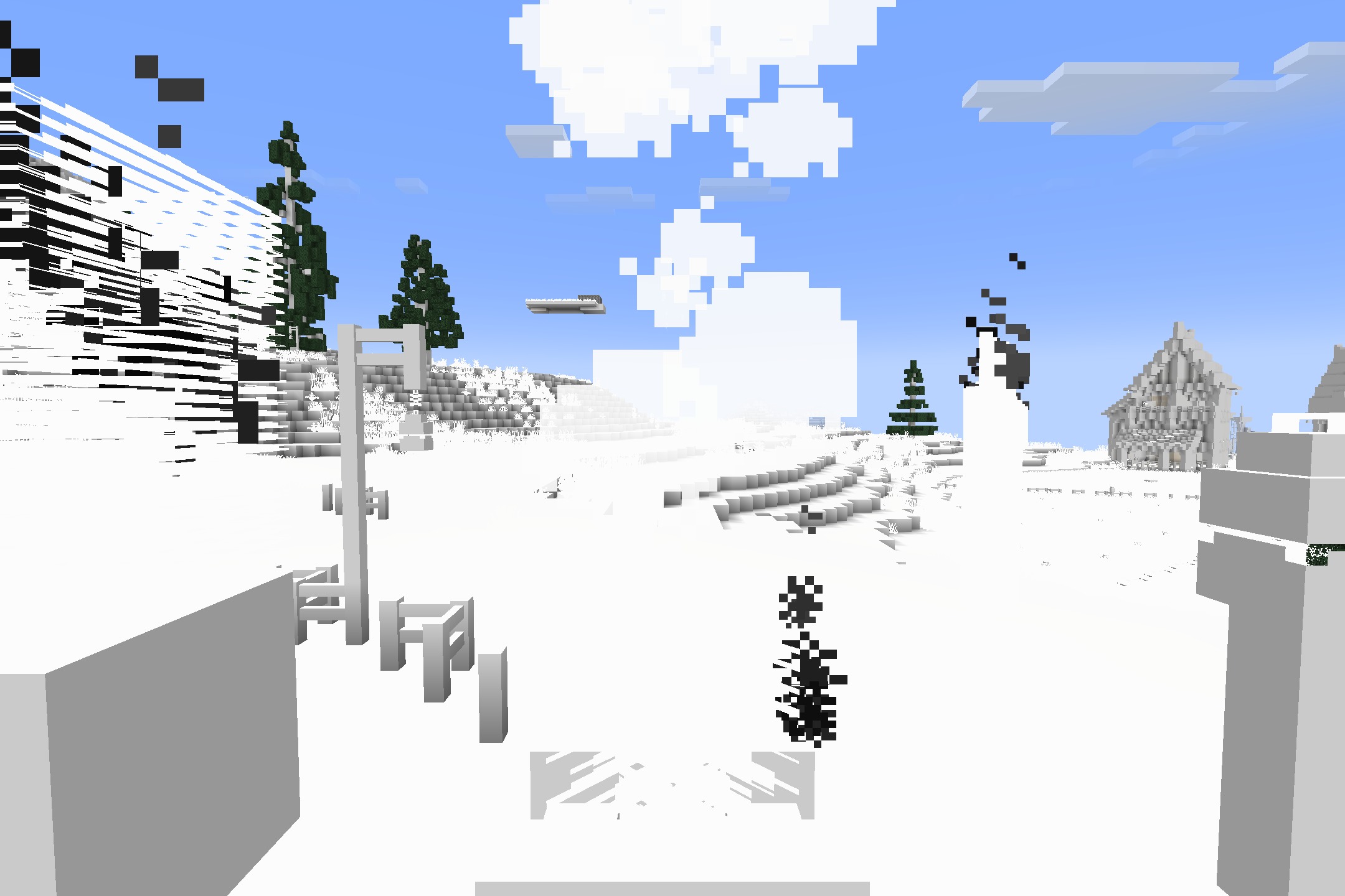All-White Textures Resource Pack (26.2, 1.20.1) – A Blank White Canvas Survival — screenshot 8
