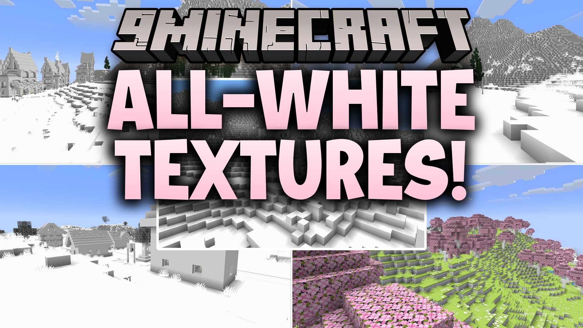 All-White Textures Resource Pack (26.2, 1.20.1) – A Blank White Canvas Survival