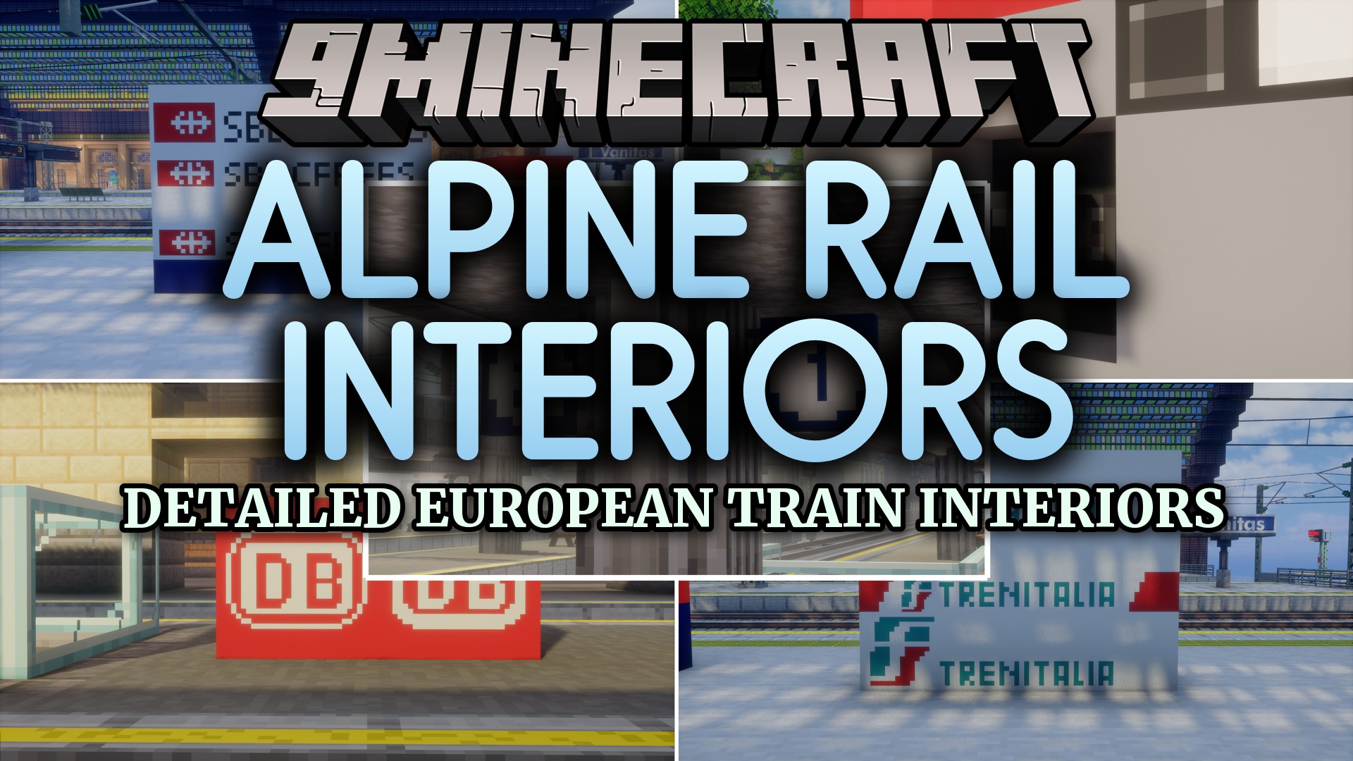 Alpine Rail Interiors Mod (1.21.1, 1.20.1) – Decorate Realistic European