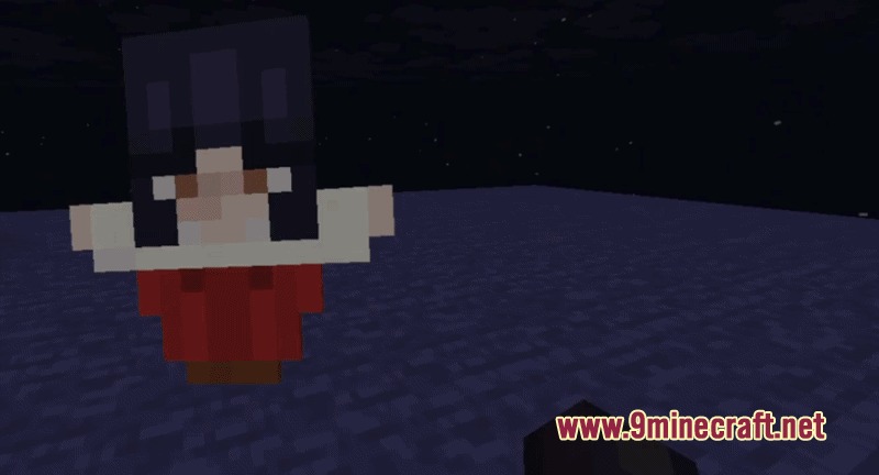 Anime Waifu Totem Resource Pack Screenshot 5 A custom totem of undying featuring a cute anime character in Minecraft