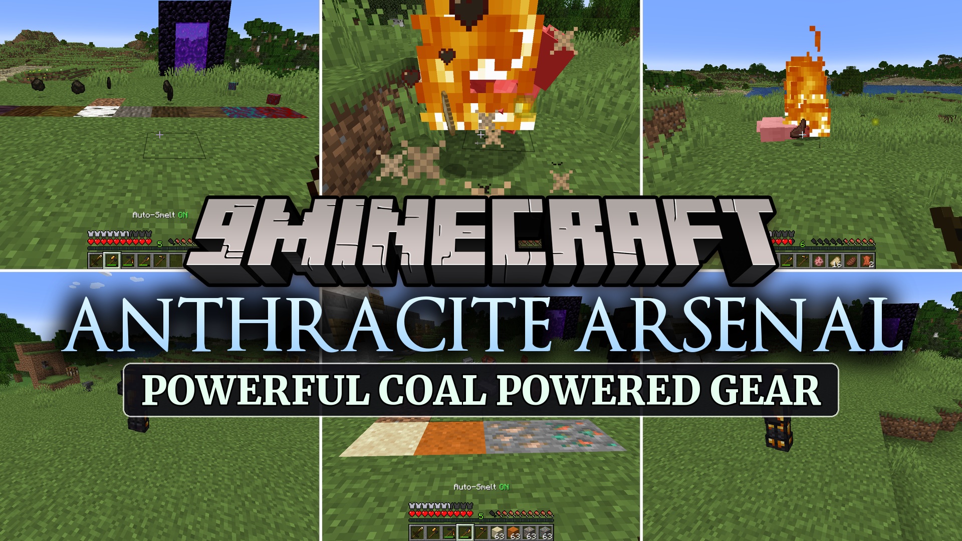 Anthracite Arsenal Mod (26.2, 1.20.1) – Smelt Ores and Cook Food Instantly