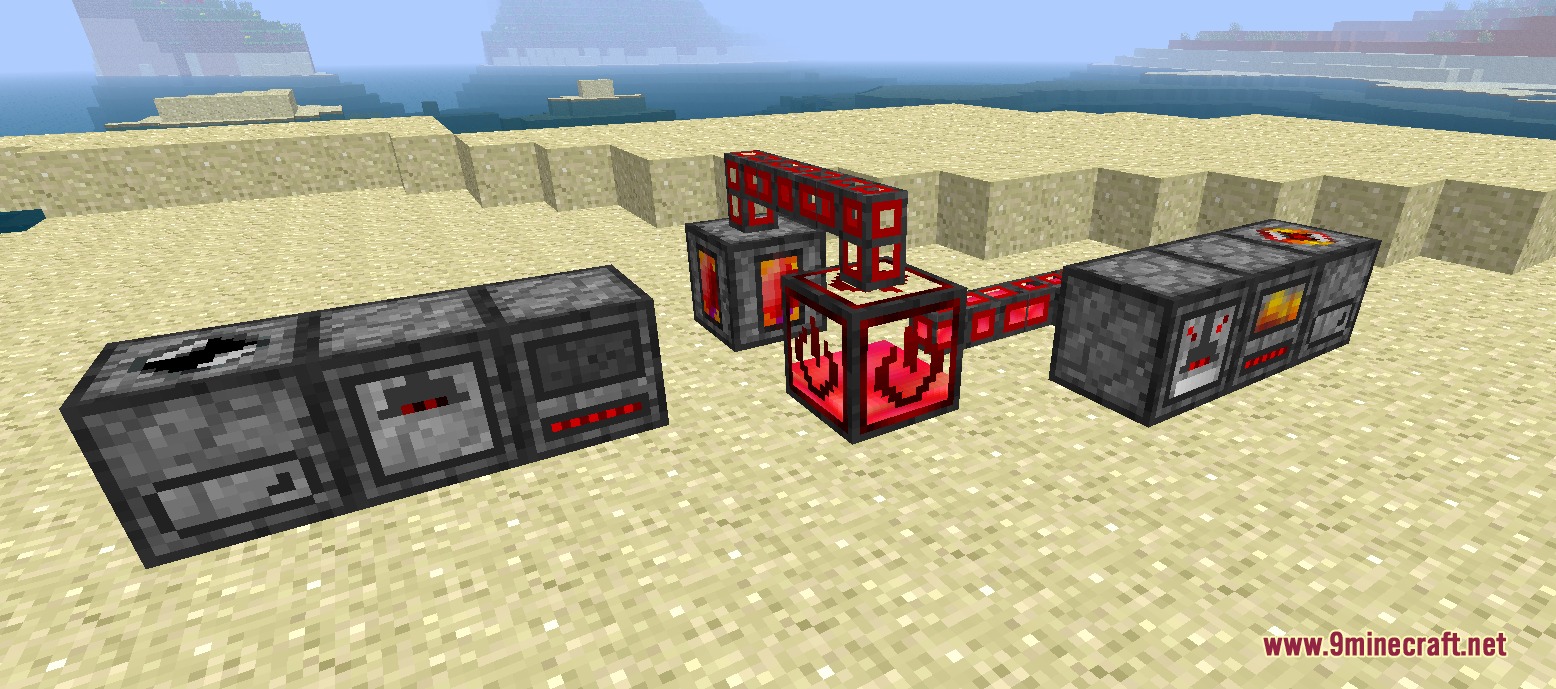 Complex multiblock machines and power cables from the Antique Volt Systems Mod