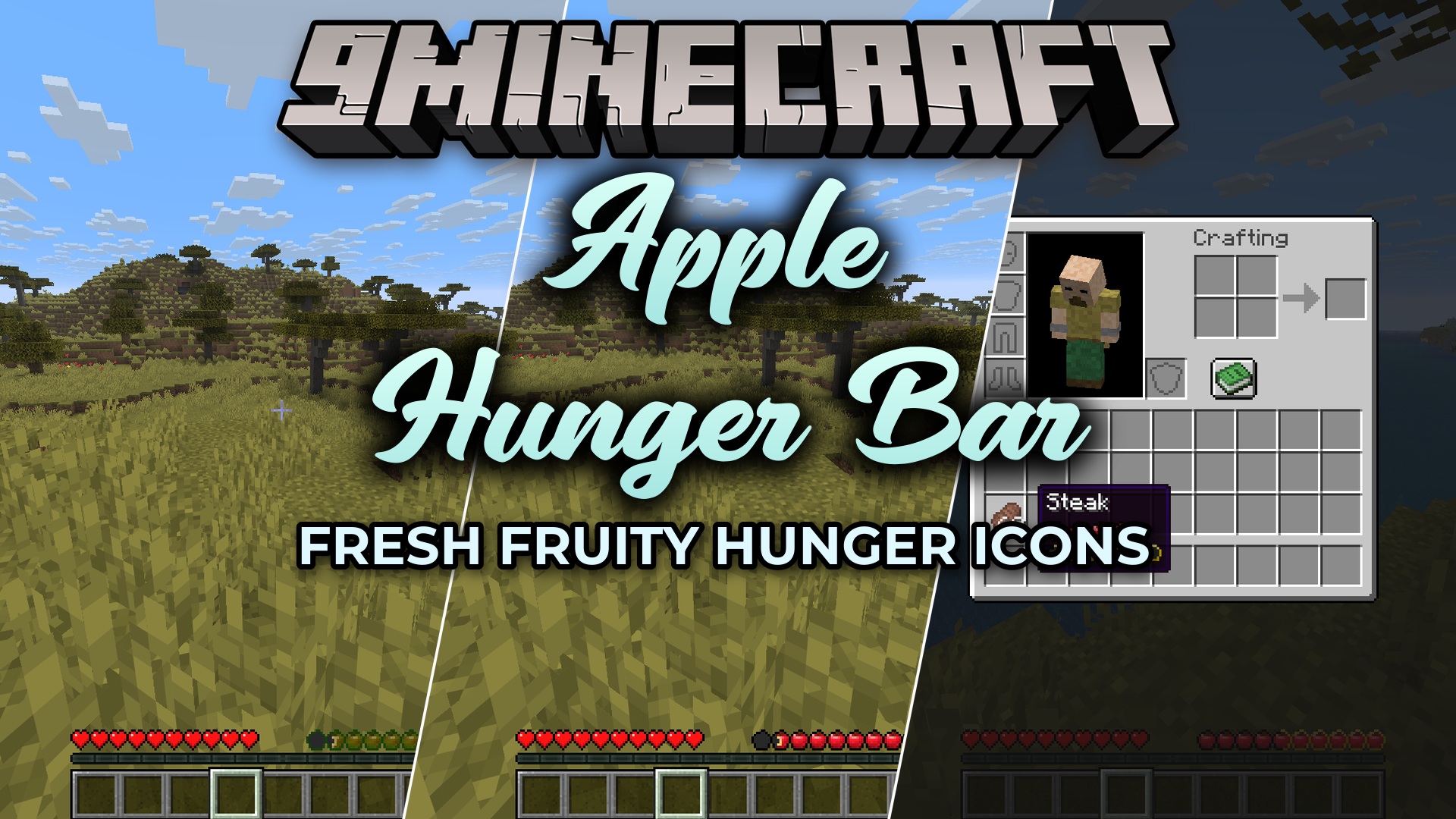 Apple Hunger Bar Resource Pack