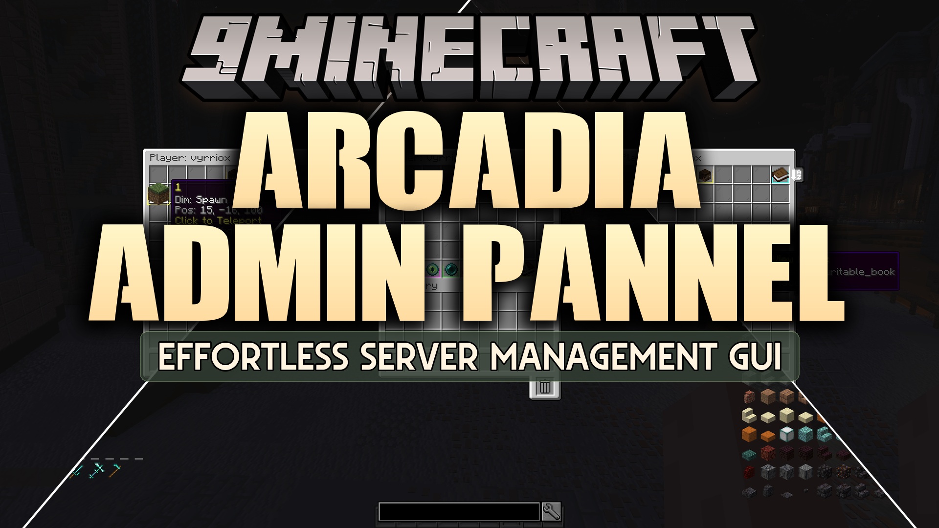 Arcadia Admin Pannel Mod
