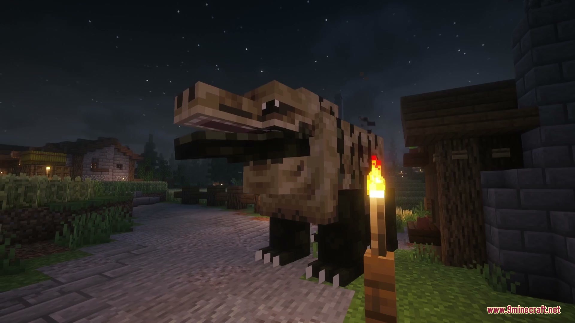 Archaic Menace Mod (1.20.1) – Face Vintage 1800s Dinosaurs Stalking the Night — screenshot 3