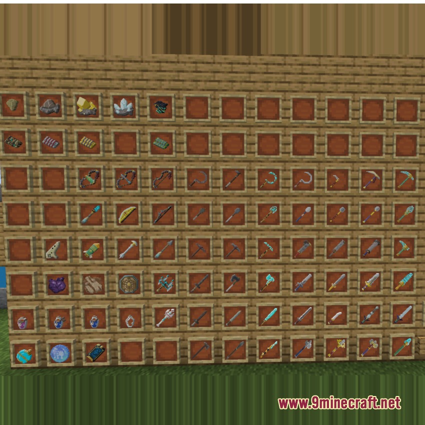 Armory of the Wild Resource Pack Screenshot 3 A collection of Zelda inspired items from the Armory of the Wild