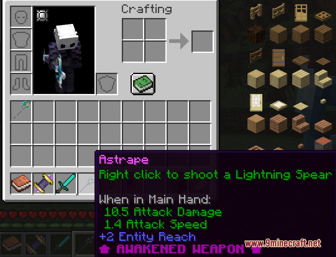 Ars Weapons Awakening Mod (1.20.1) – Inscribe Magic Spells Onto Every Melee — screenshot 4