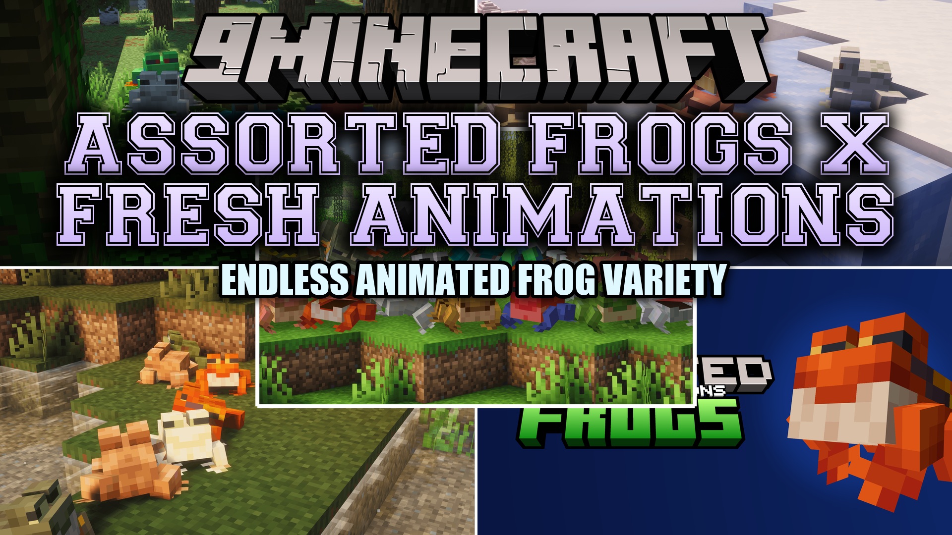 Assorted Frogs X Fresh Animations Resource Pack