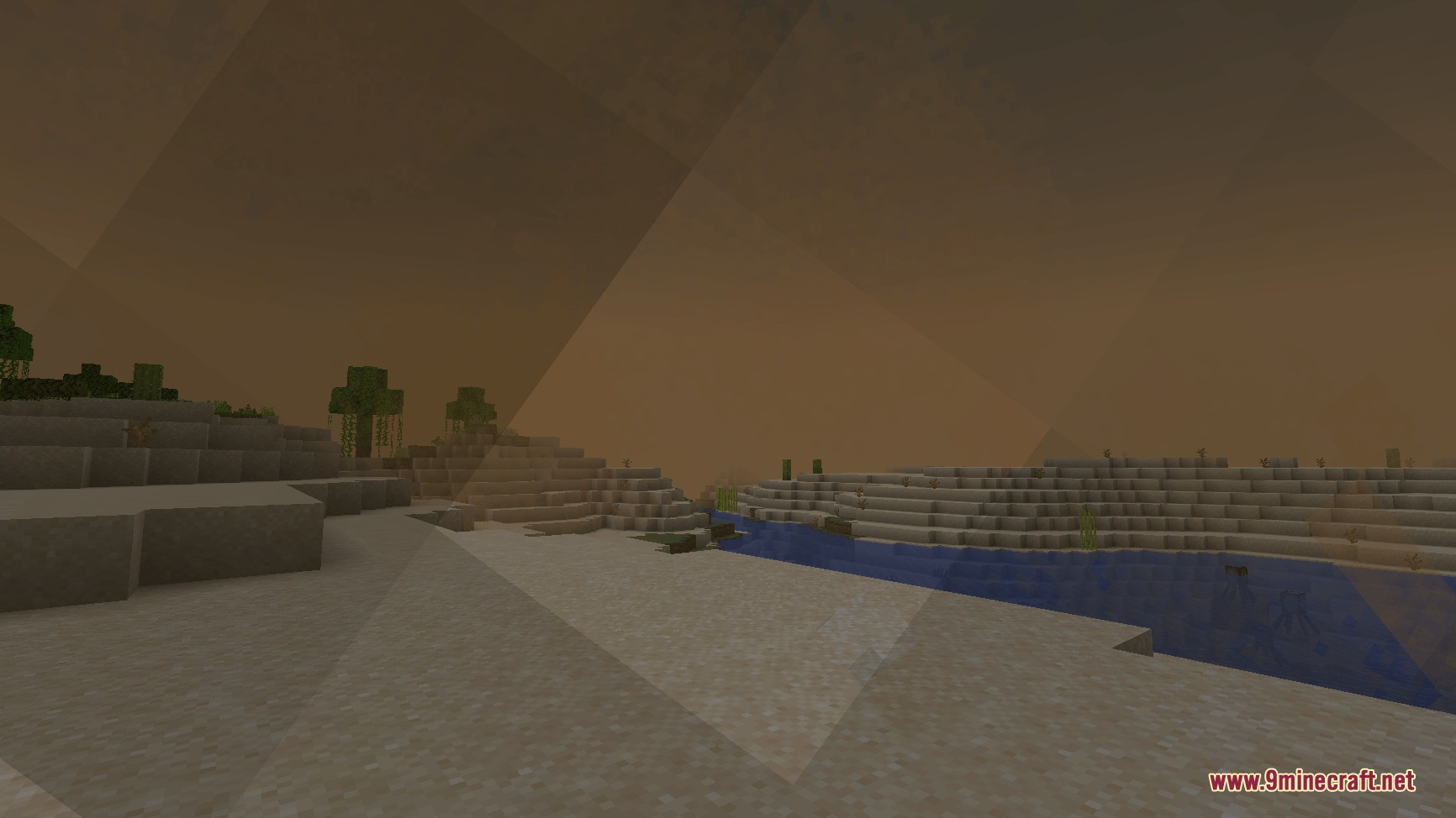 Atmospheric Zenith Mod Screenshot 1 Atmospheric Zenith Mod adds a thick sandstorm blowing across a desert biome