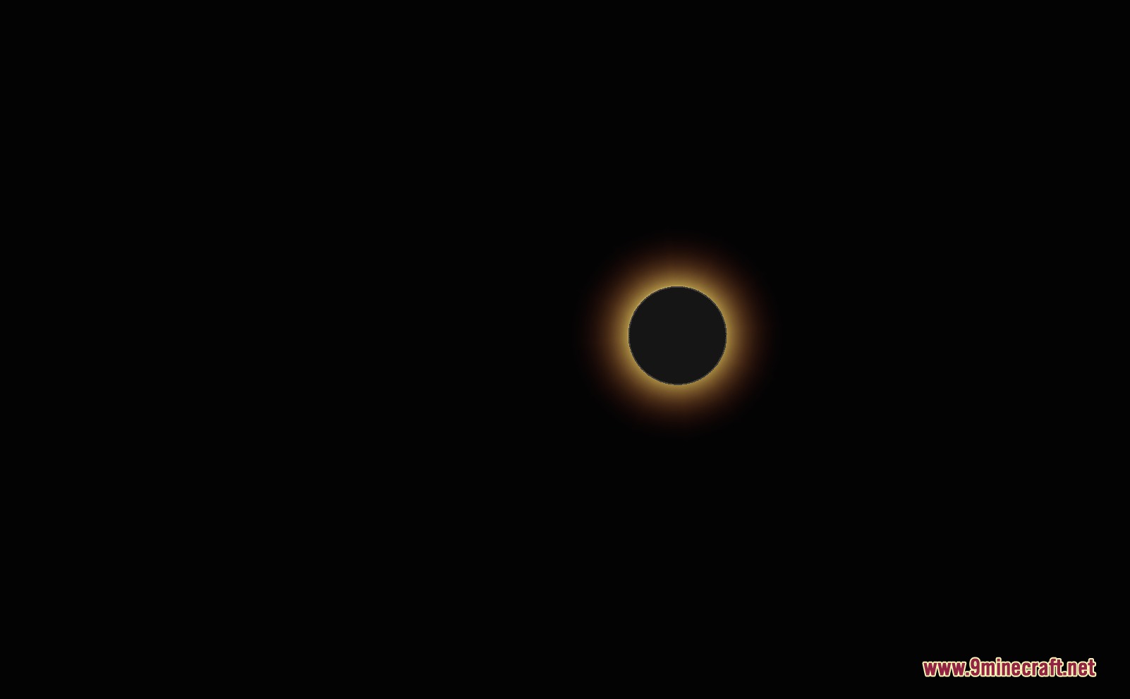 Atmospheric Zenith Mod Screenshot 6 Atmospheric Zenith Mod features a rare solar eclipse event with a glowing corona