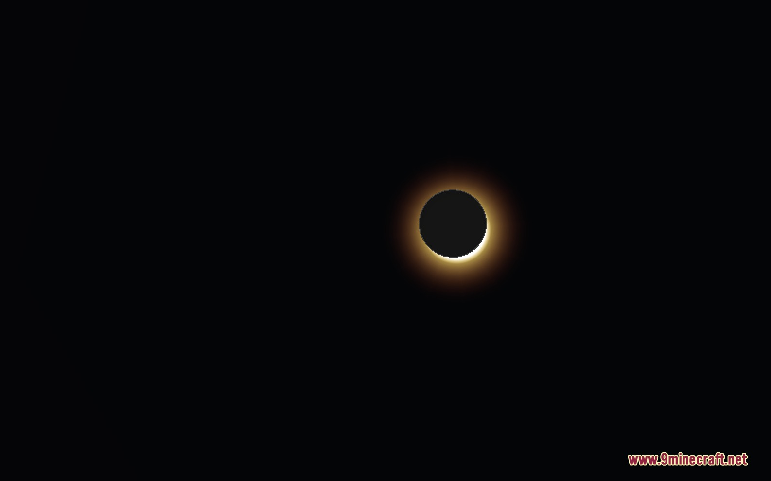 Atmospheric Zenith Mod Screenshot 7 A total solar eclipse with a glowing corona in the dark sky