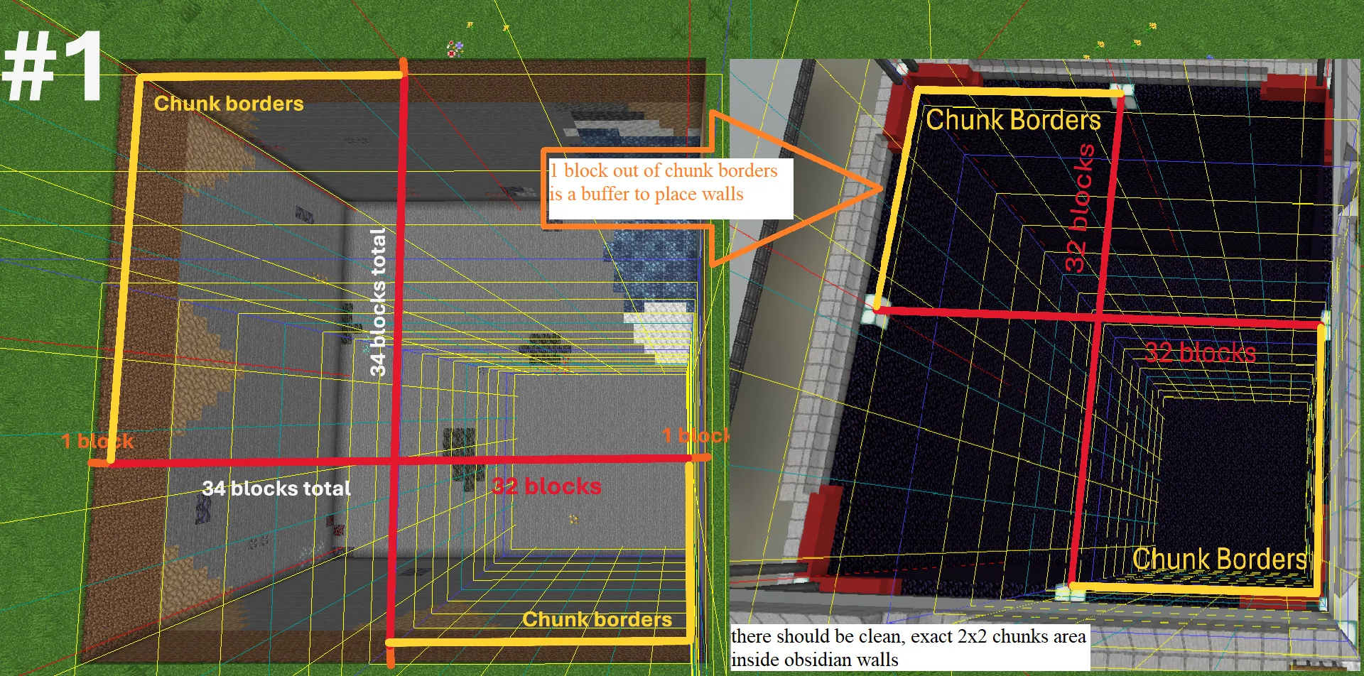 Ats Project Polonum Schematic Screenshots 1 Technical diagram showing chunk borders for building a large underground reactor base