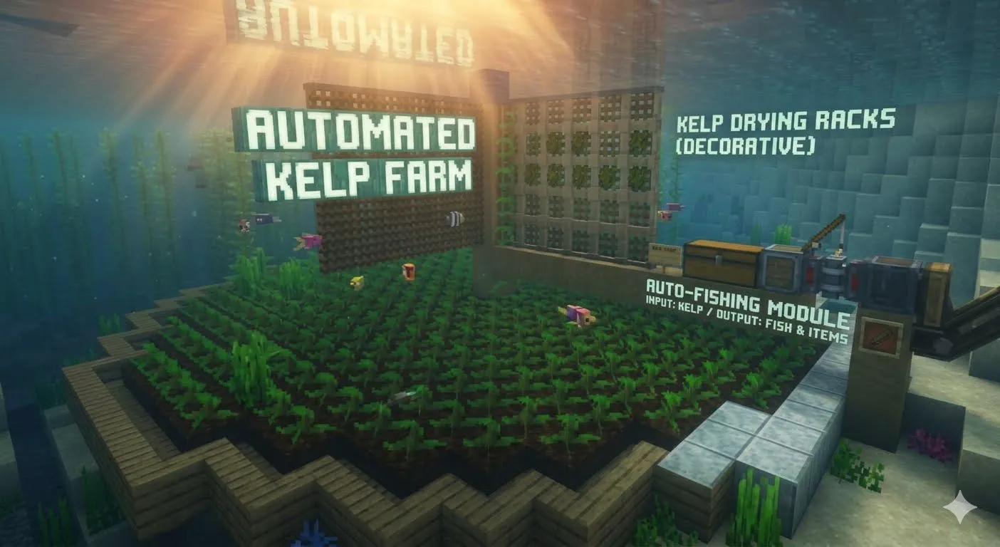 Automatic Kelp and Fish Farm Schematic Thumbnail
