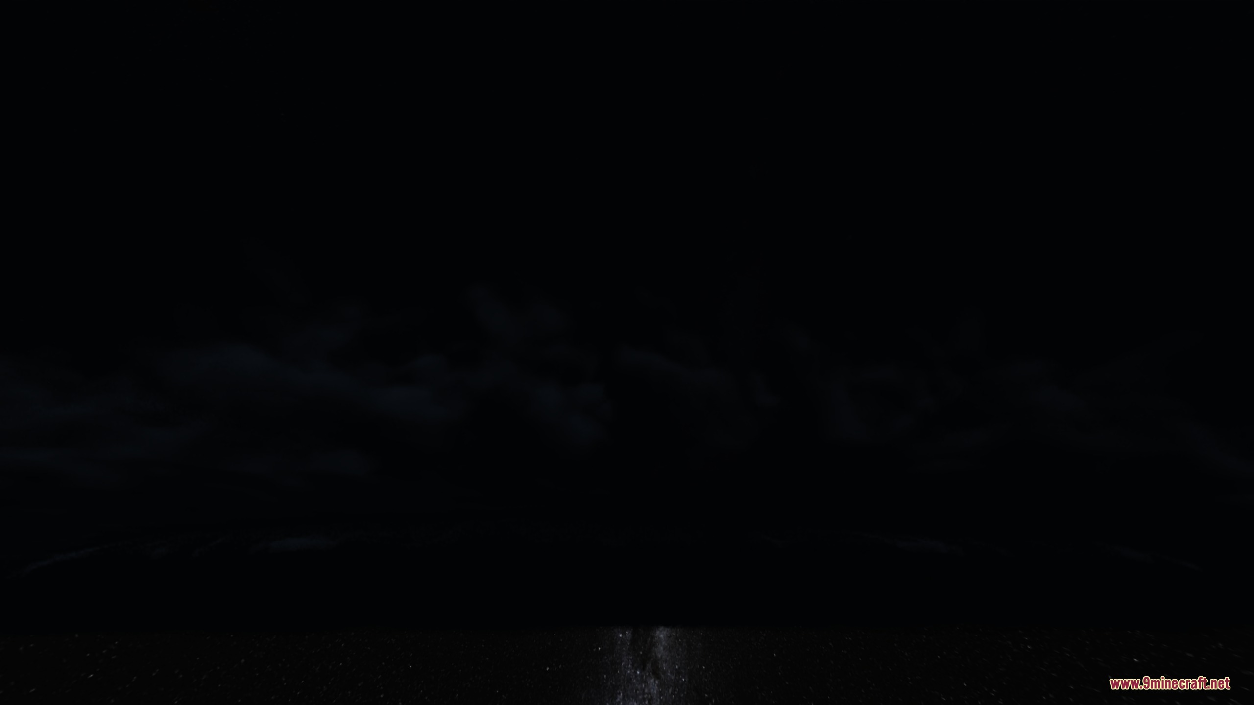 Autumn's Realistic Clouds Resource Pack Screenshot 7 Realistic dark storm clouds looming over a landscape during a black night