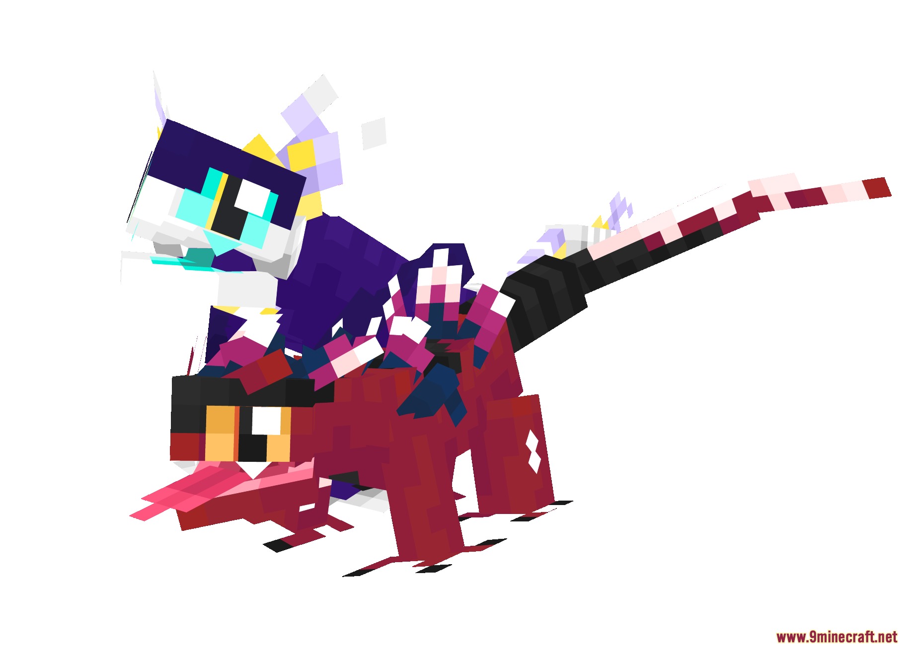 Baby Legends Cobblemon Mod Screenshot 8 Mini versions of Koraidon and Miraidon legendary Pokemon in Minecraft style