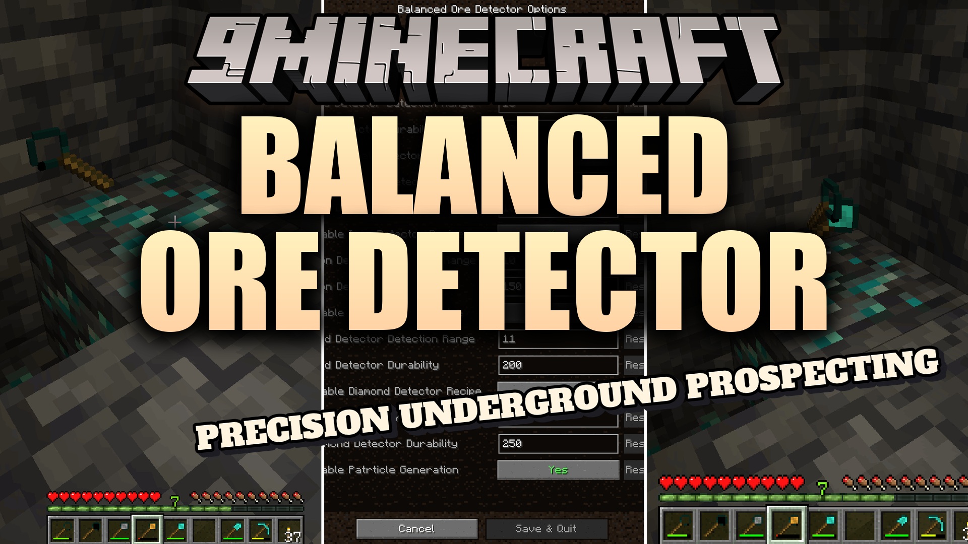 Balanced Ore Detector Mod