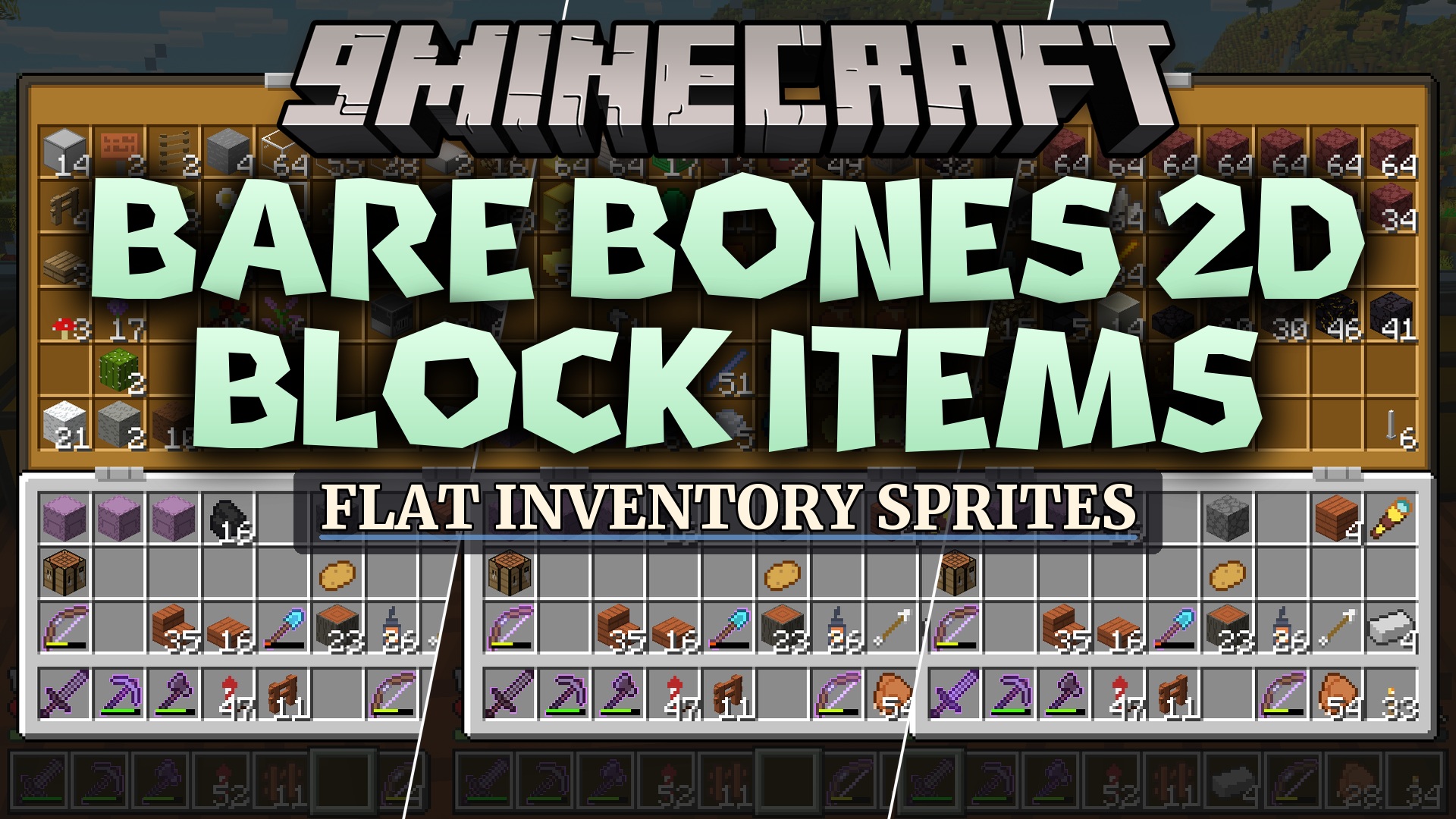 Bare Bones 2D Block Items Resource Pack