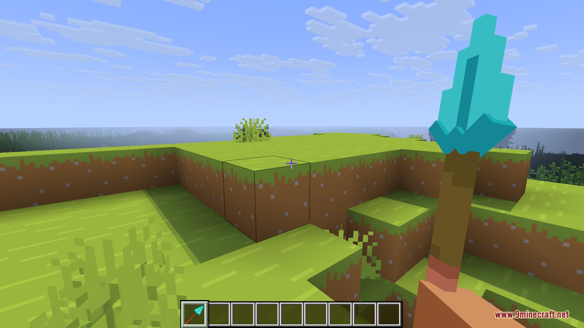 Bare Bones 3D Tools Resource Pack turns a spear into 3D model
