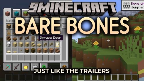 Bare Bones 9minecraft Resource Pack