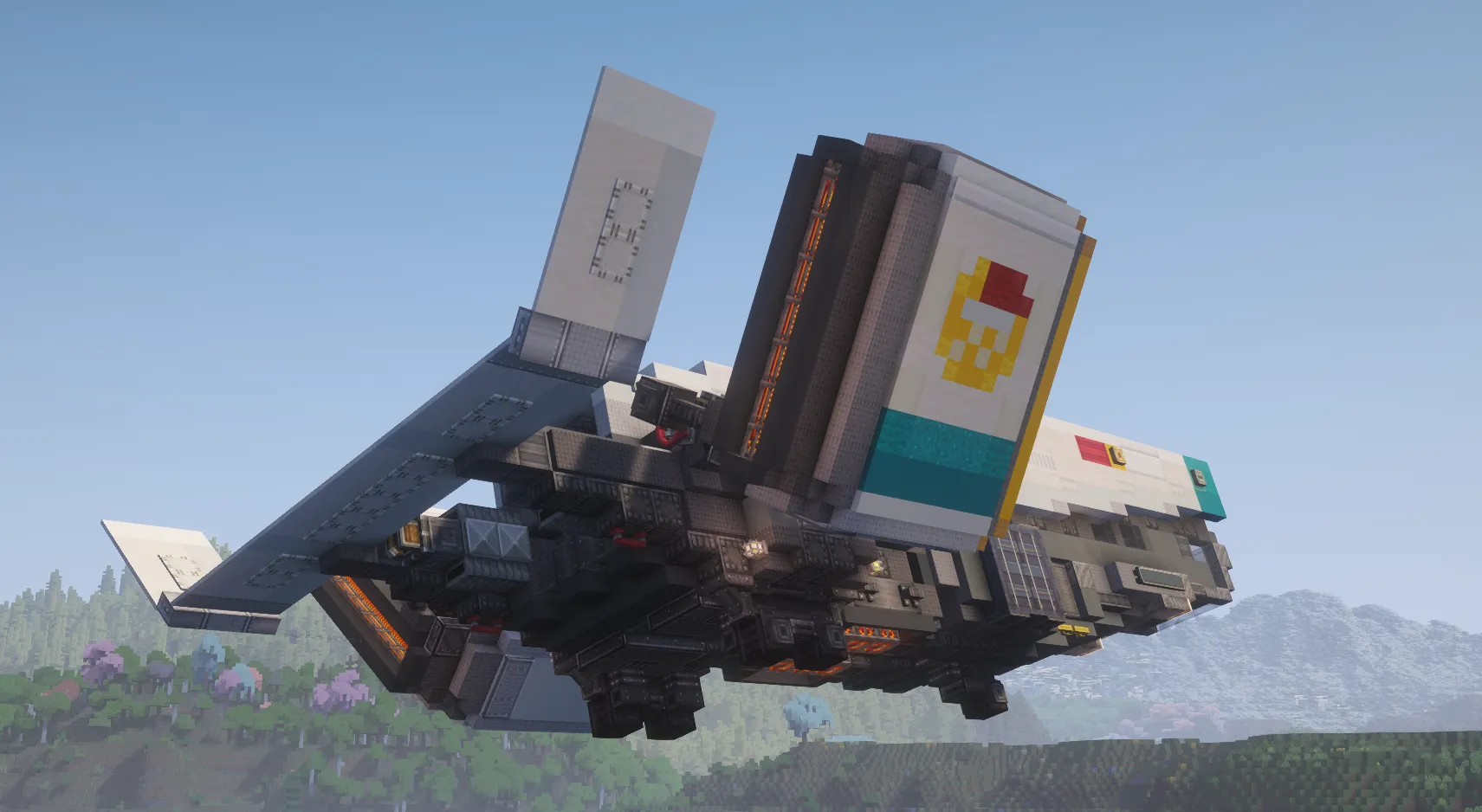 Basilisk Ship Schematic Screenshots 1 Detailed underside view of the ship showing thrusters and landing gear