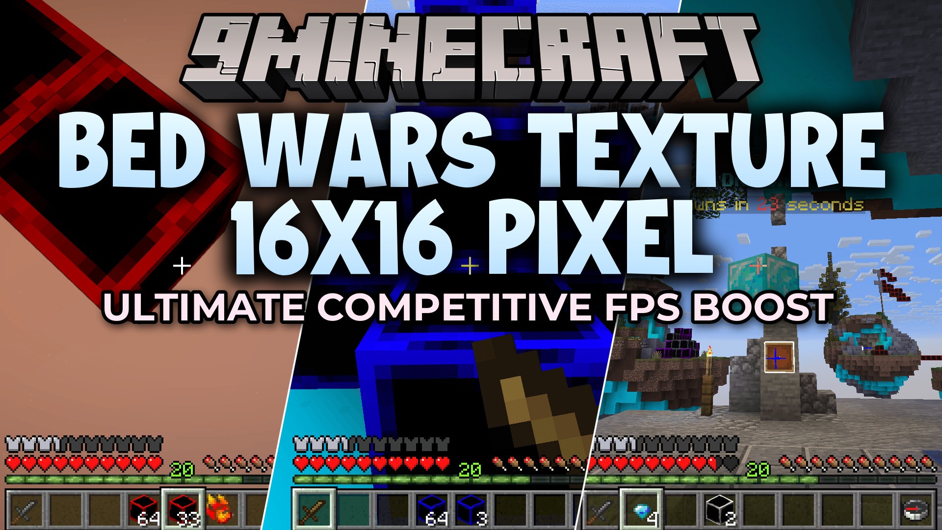 Bed Wars Texture 16x16 Pixel Resource Pack