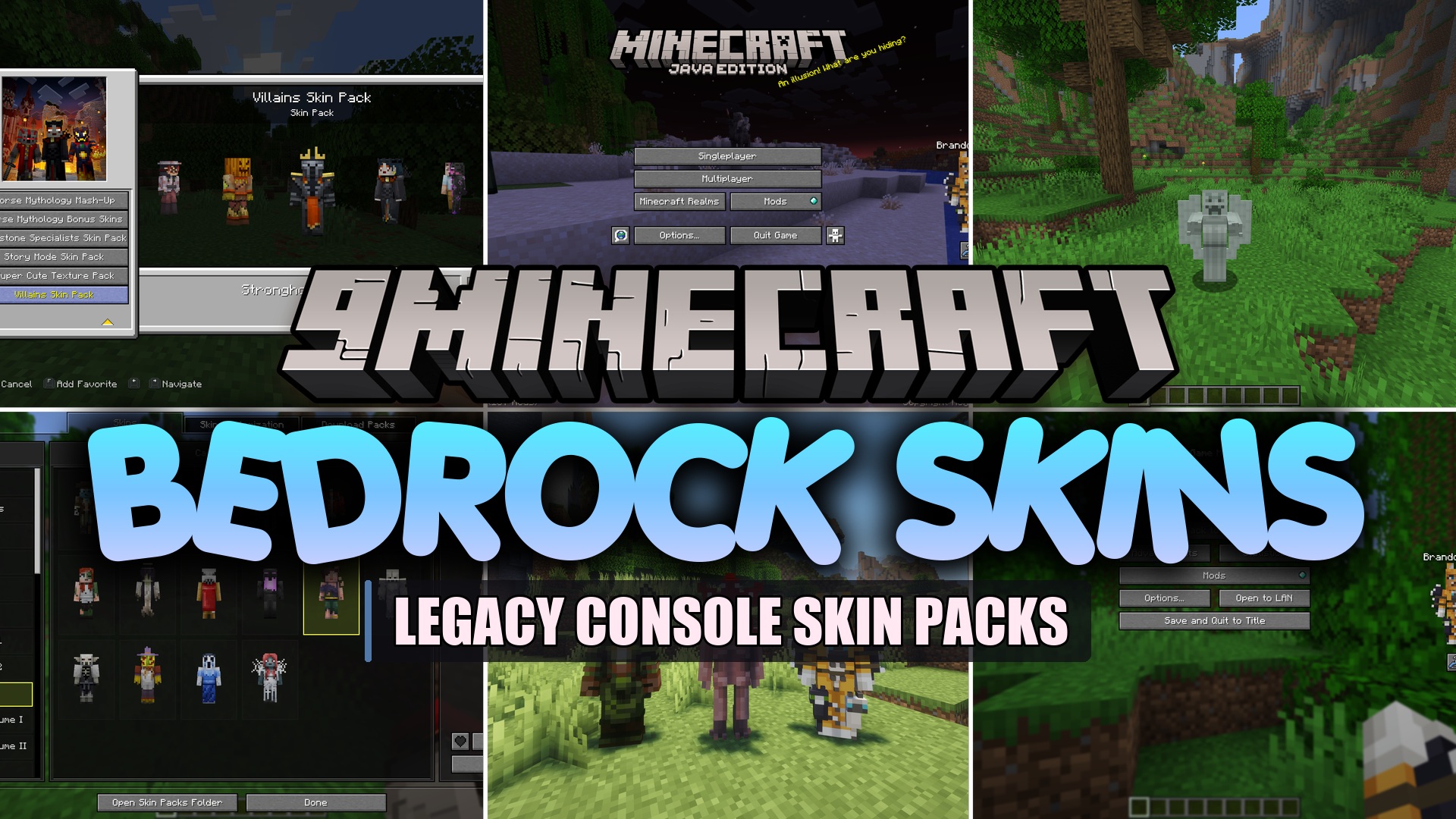 Bedrock Skins Mod
