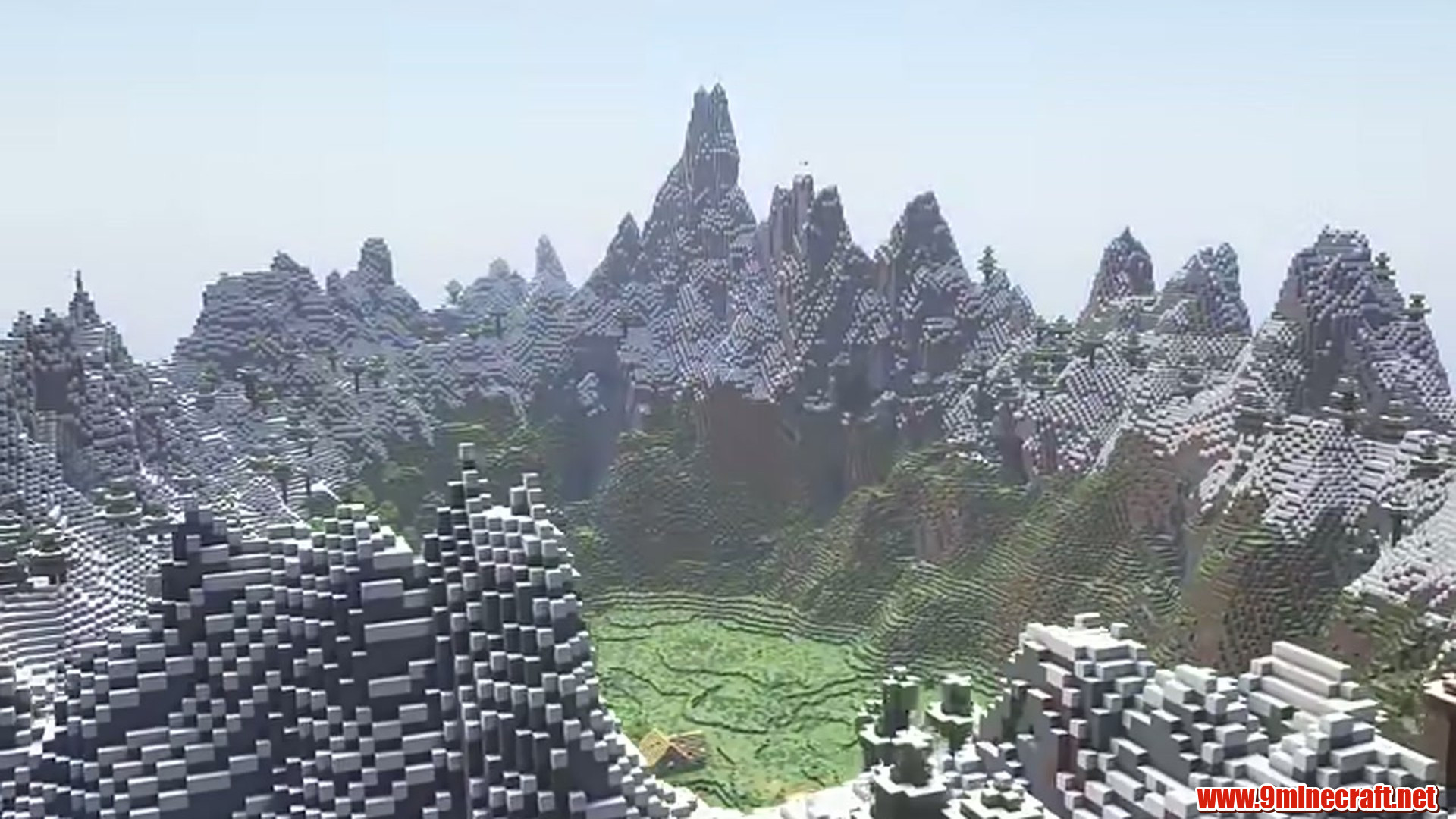 Second landscape view of Snowy Peak Ring
