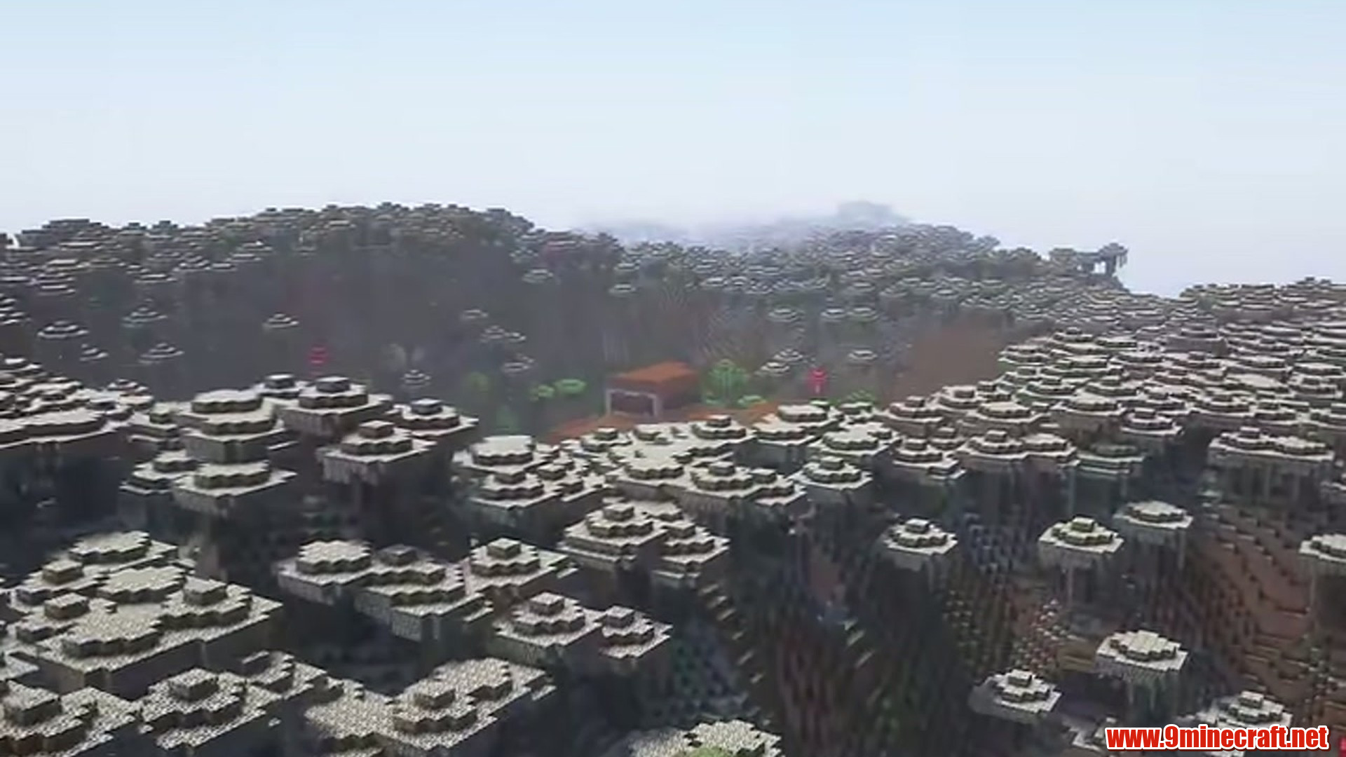 Pale Garden Mansion in Minecraft seed 6942694552314850343