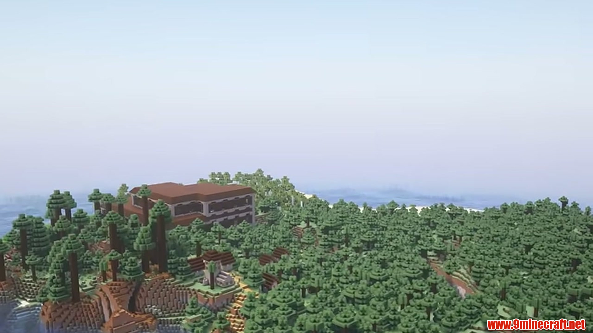 Second landscape view of Coastal Woodland Mansion