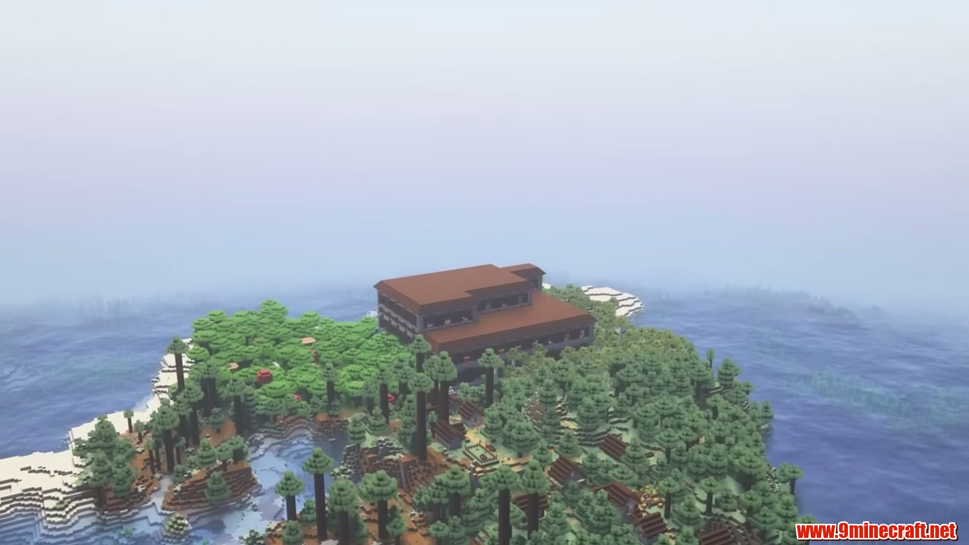Second landscape view of Spruce Island Mansion