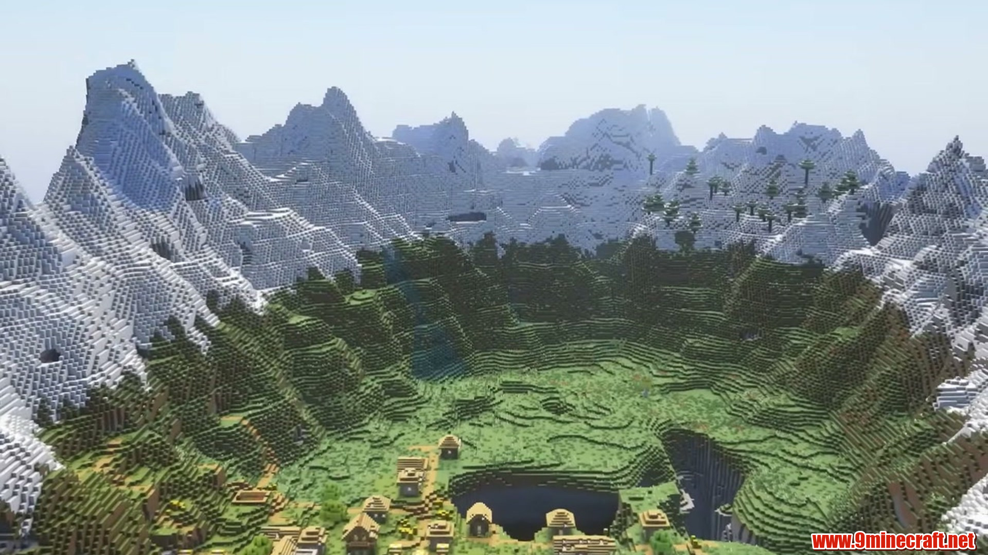 Second landscape view of Snowy Basin Village