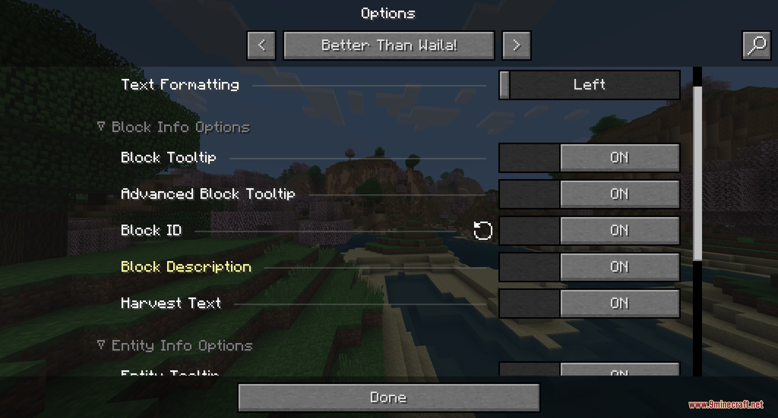 Beta Vision Prism Mod – Inspect Block and Mob Info Right on Your Screen — screenshot 6