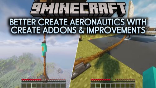 Better Create Aeronautics With Create Addons & Improvements Modpack