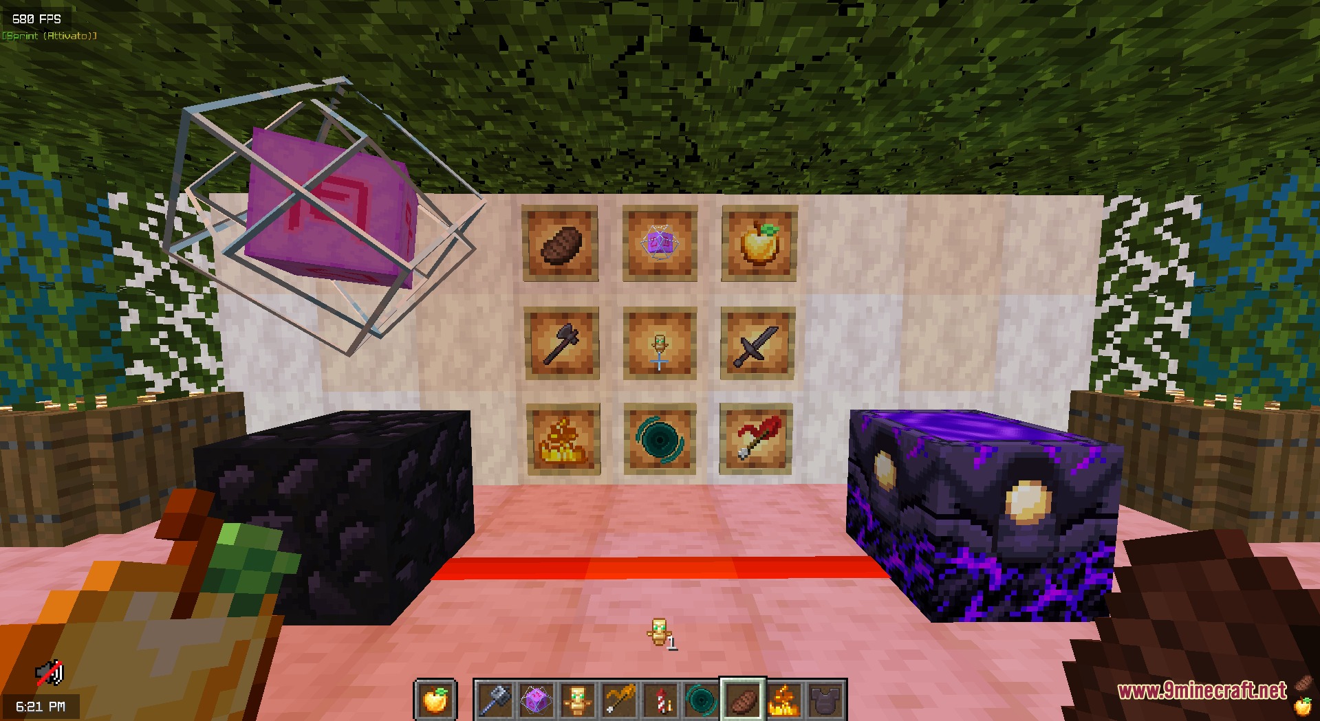 Better PvP Visual Resource Pack Screenshot 7 Showcase of smaller item textures and 3D models for better combat visibility