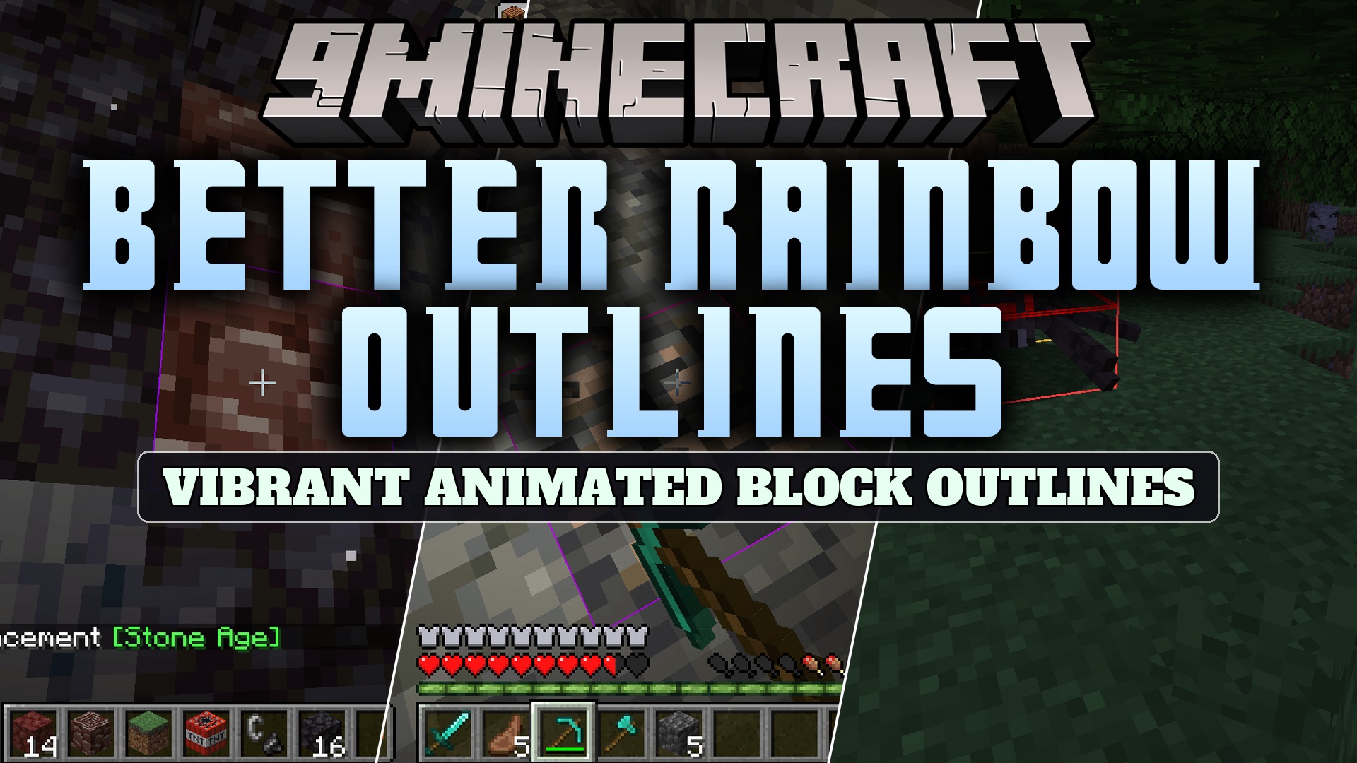 Better Rainbow Outlines Resource Pack