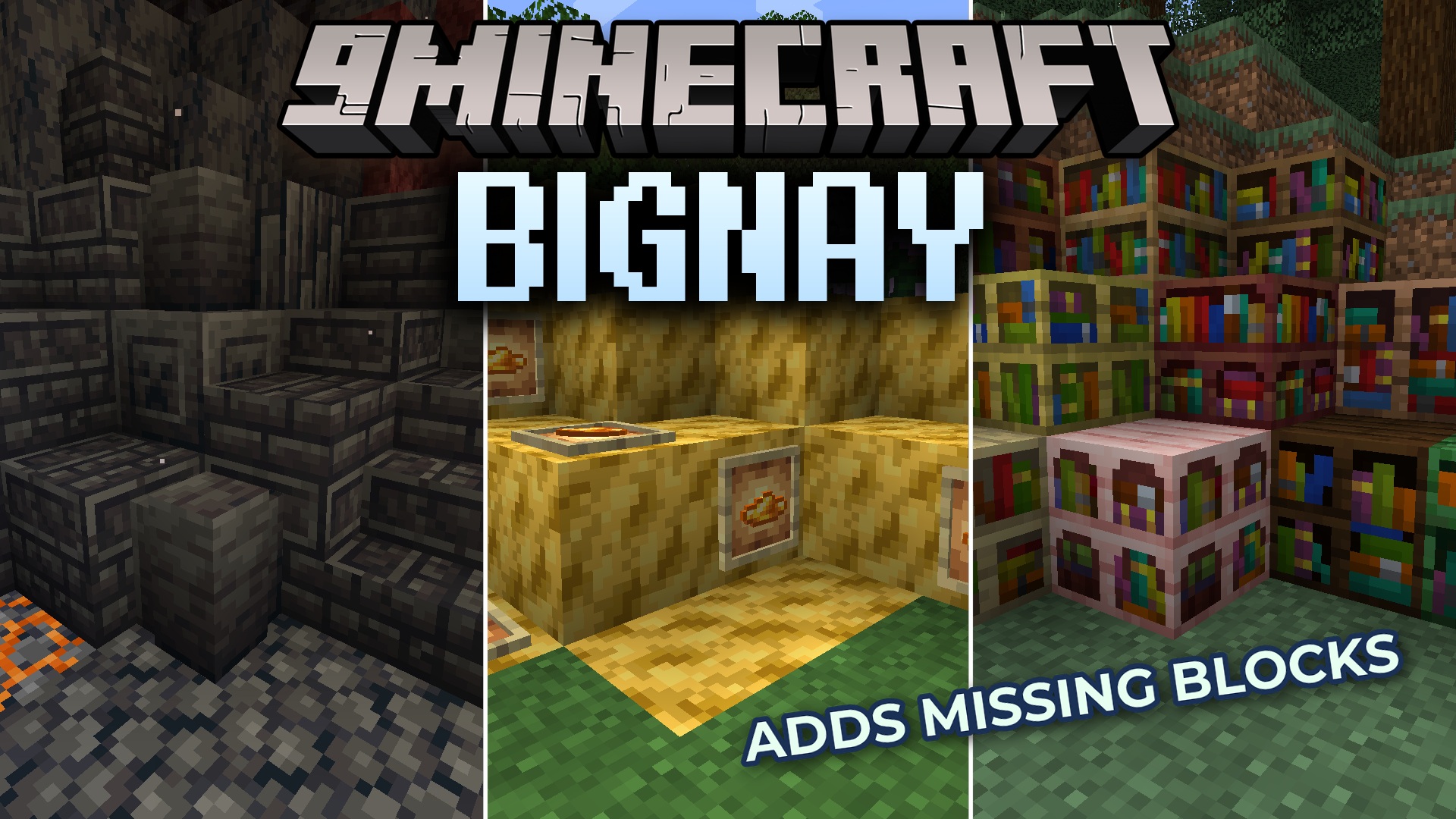 Bignay Mod (1.21.1, 1.20.1) – Expand Your Building Palette with Vertical Slabs