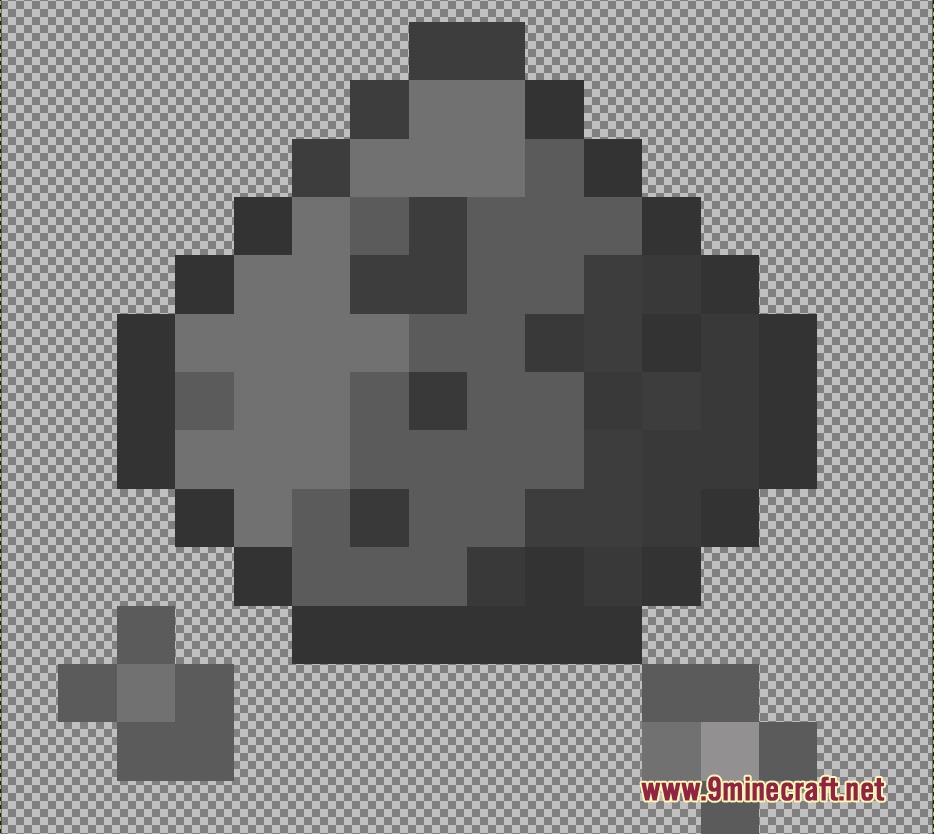 Biomes of Overworld Mod Screenshot 5 A grey powder item used as a mineral resource for crafting new gear