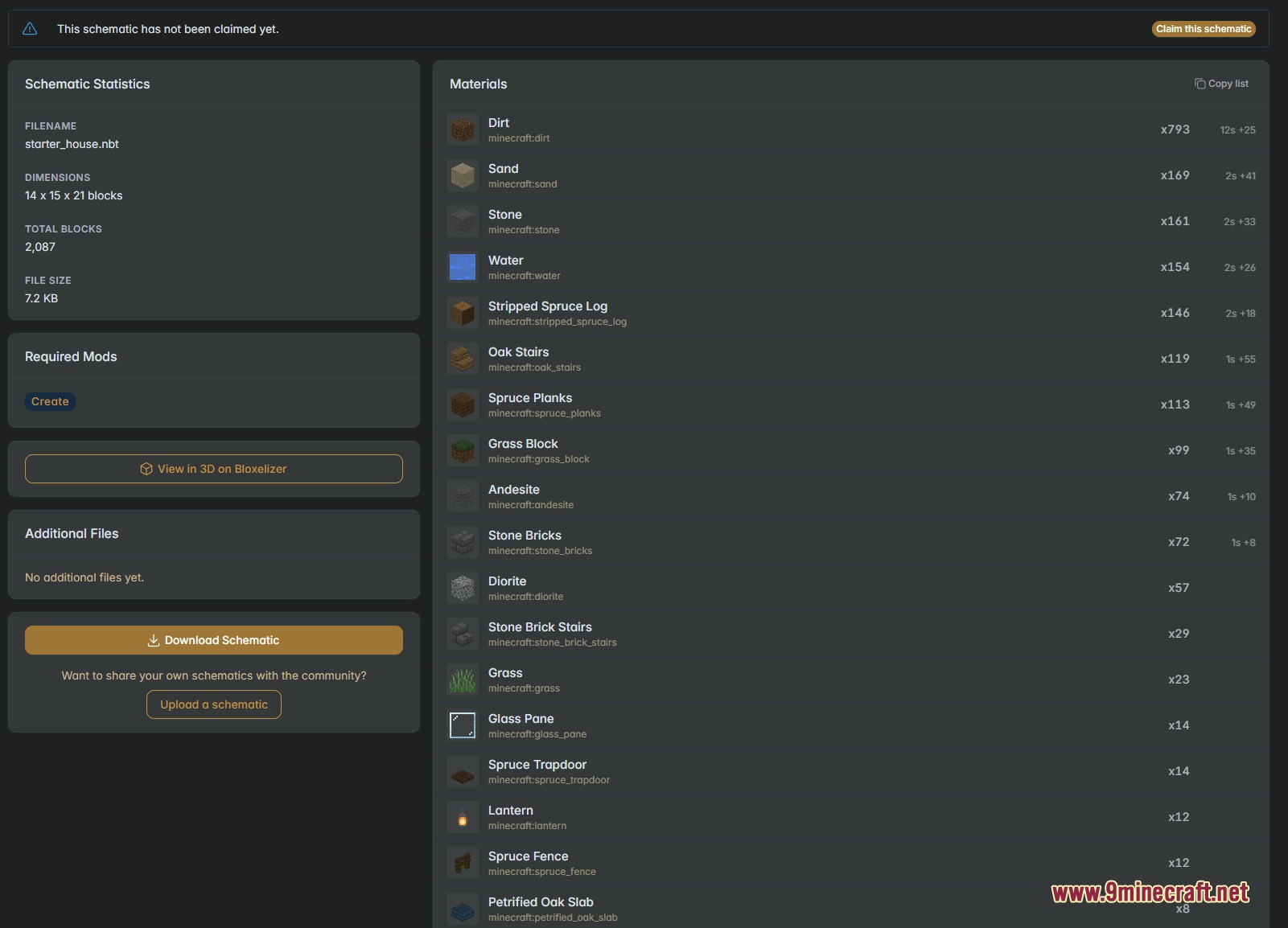 Blueprint Cloud Link Mod (1.21.11, 1.20.1) – Share and Download Create — screenshot 3