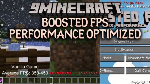 Boosted FPS Performance Optimized Modpack