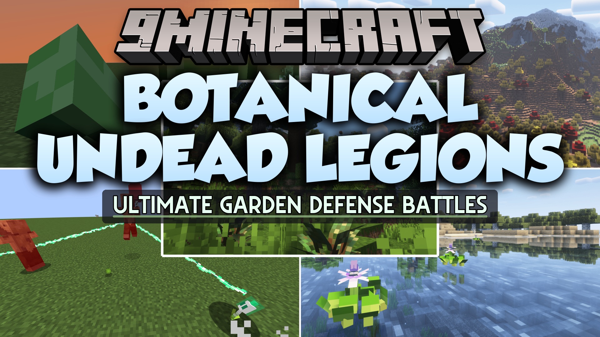 Botanical Undead Legions Mod (1.21.1) – Grow Fighting Crops to Defend Your Base