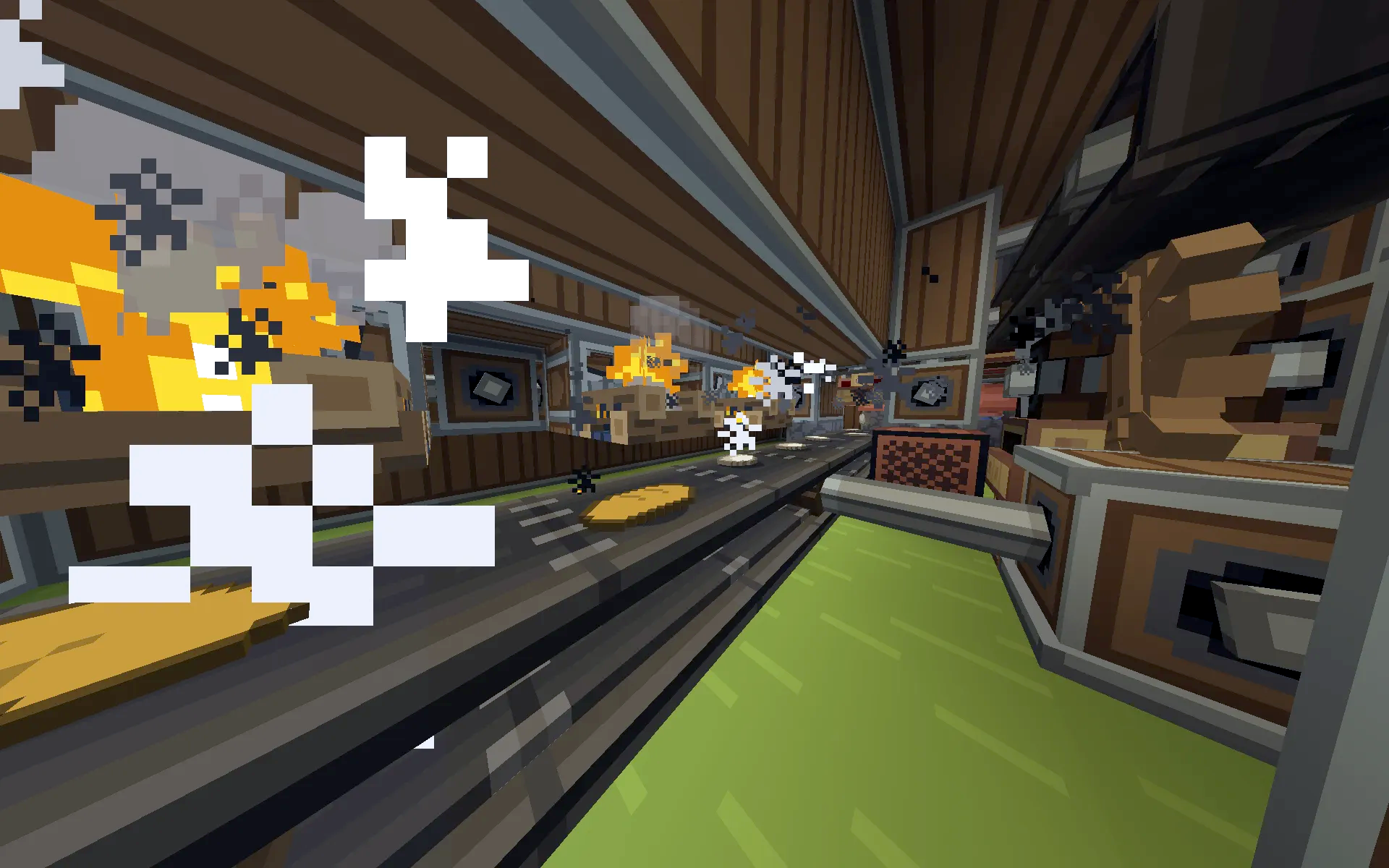 Bread'o Matic Medium Sized Bread Factory Schematic Screenshots 1 Bread travels on a conveyor belt past furnaces inside a mechanical baking facility