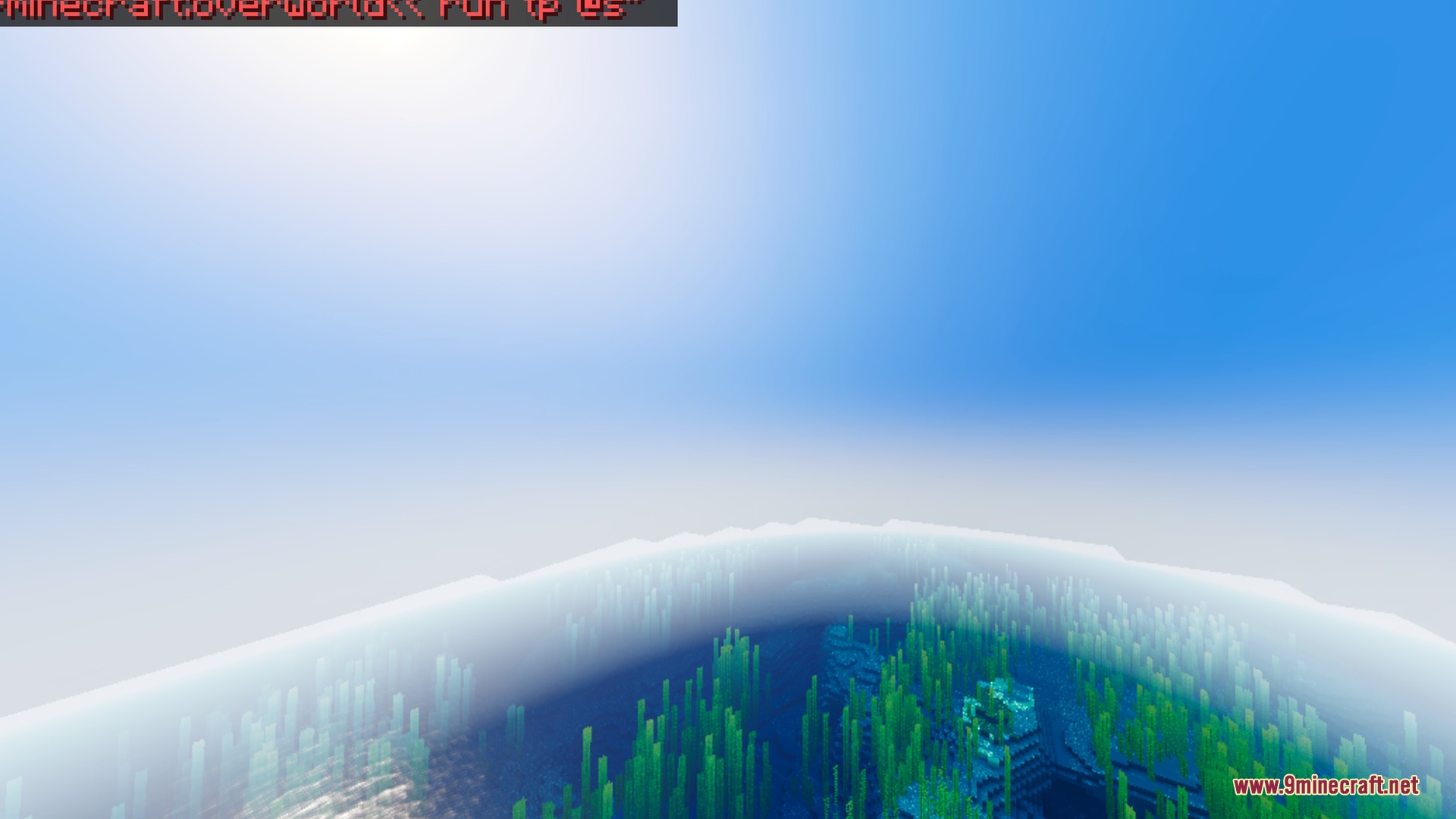 Bsl Vibrant Visuals Shader Screenshot 6 Bsl Vibrant Visuals showing clear blue water and lush green kelp