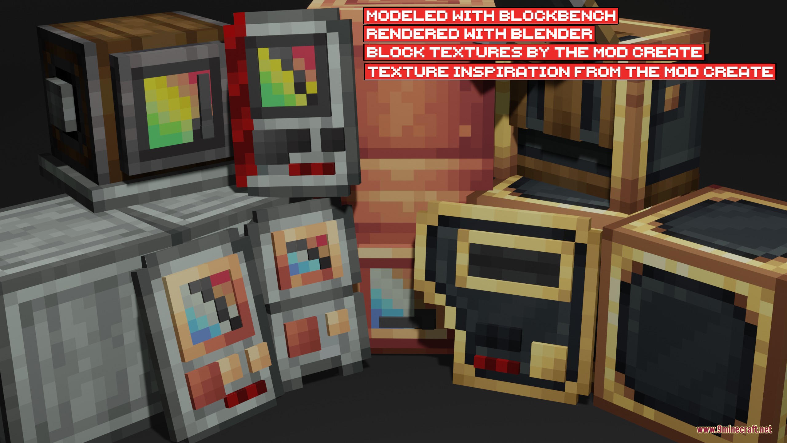 Building Gadgets Create Like Resource Pack (1.20.1) – Mechanical Steampunk — screenshot 1