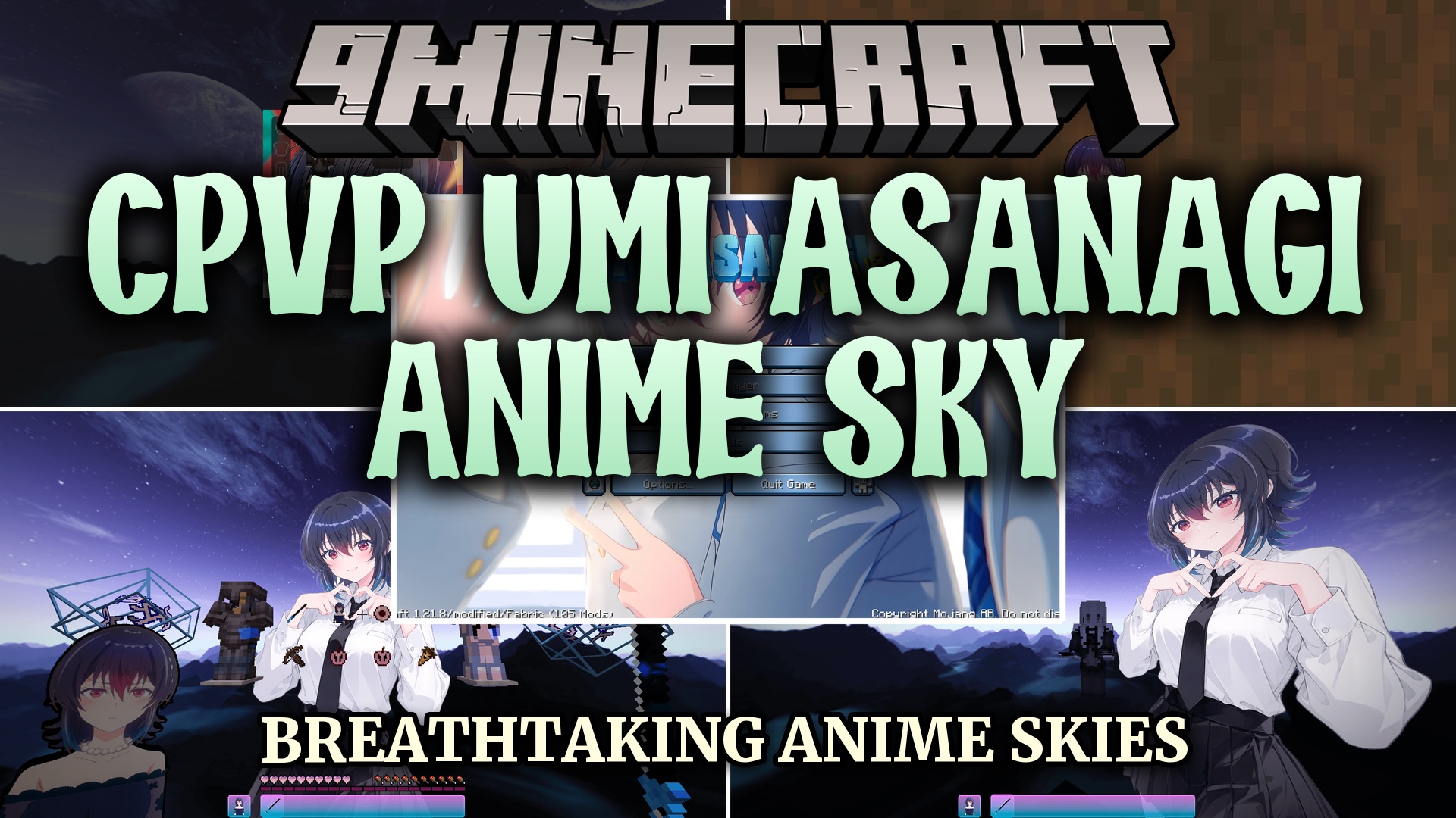CPvP Umi Asanagi Anime Sky Resource Pack