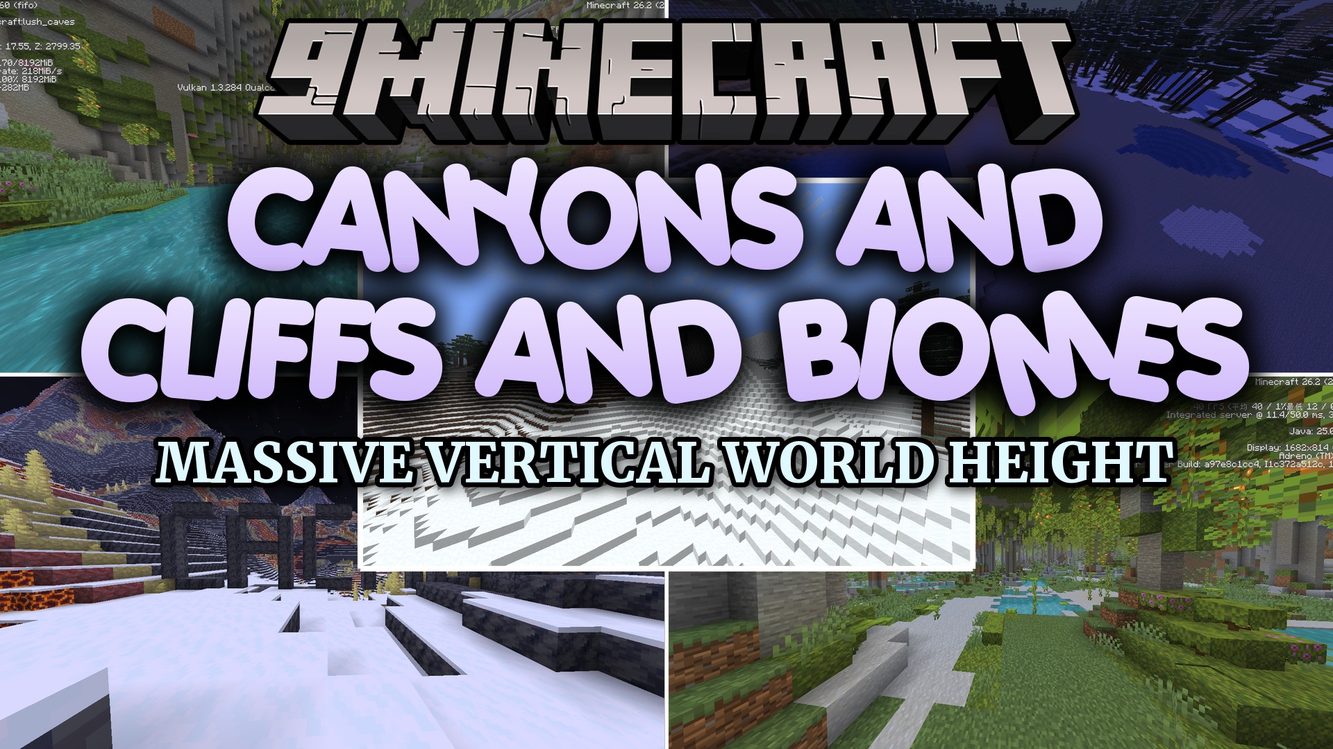Canyons and Cliffs and Biomes Mod