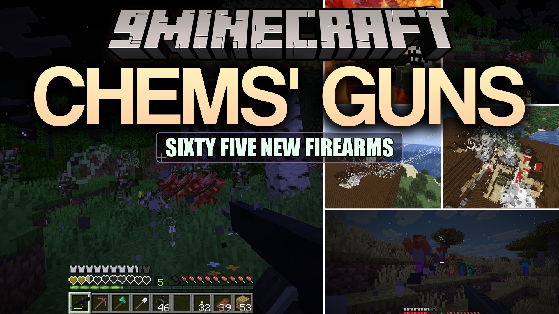 Chems' Guns Data Pack (26.2, 1.21.11) – Craft Custom Firearms and Rain