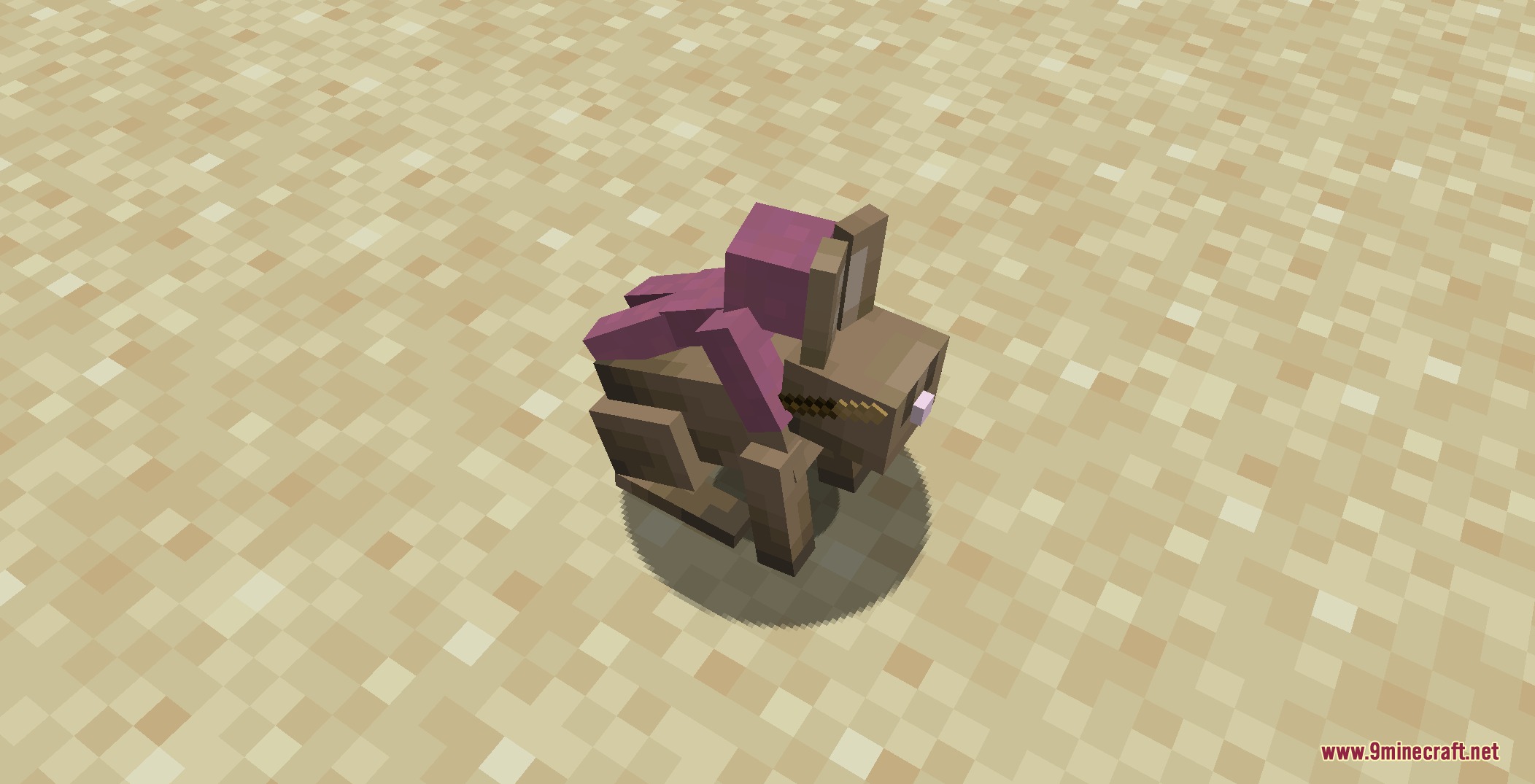 Clay Soldiers Remake Mod Screenshot 5 A brown clay soldier wearing pink gear and holding a small bow