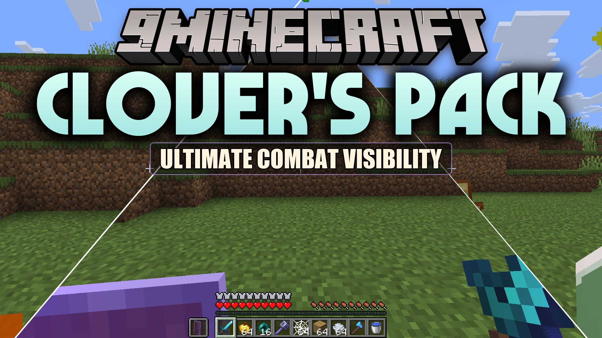 Clover's Pack Resource Pack (1.21.11) – Minimal Screen Clutter for Clean PvP